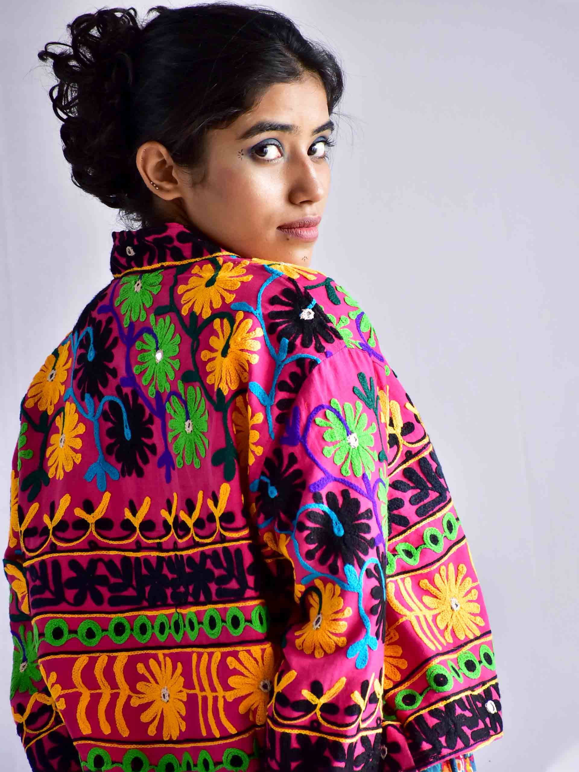 Rabari - hand embroidered Reversible jacket