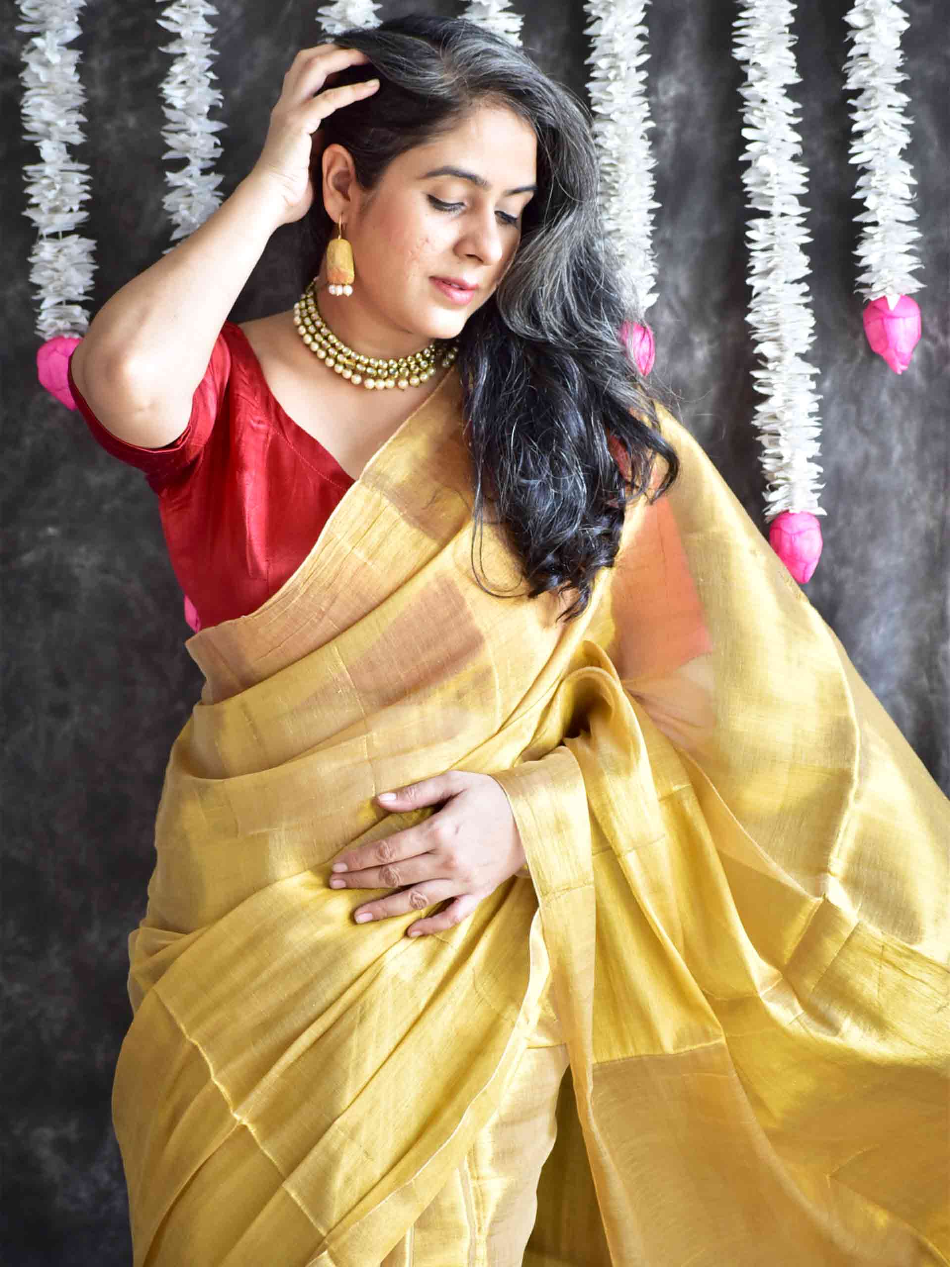 swarnatara - Tissue Saree