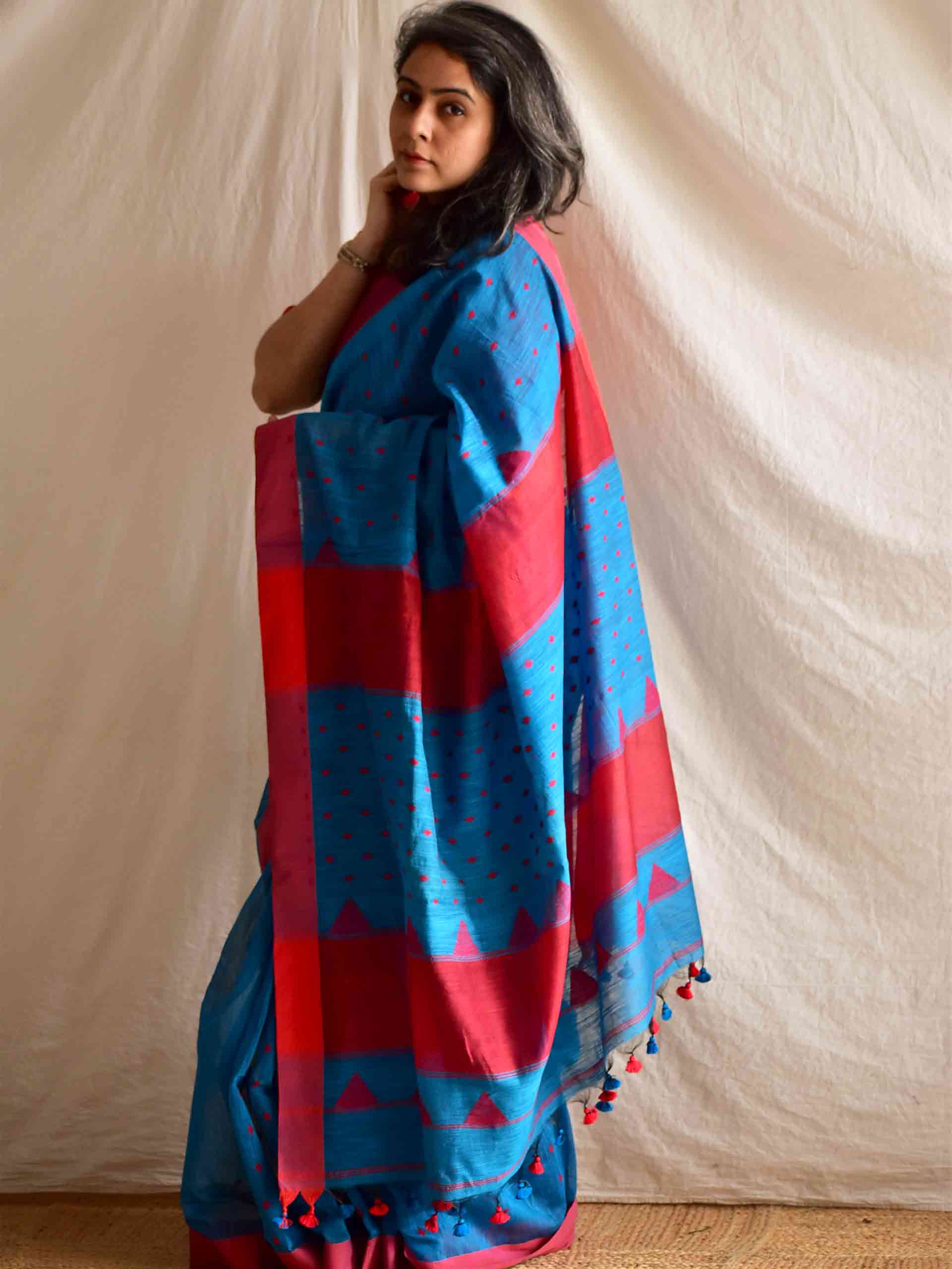 Neelam - Jamdani Saree