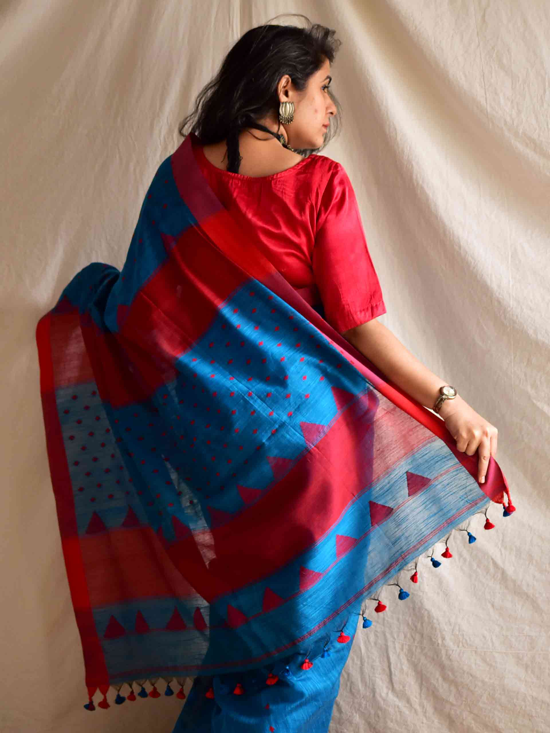 Neelam - Jamdani Saree