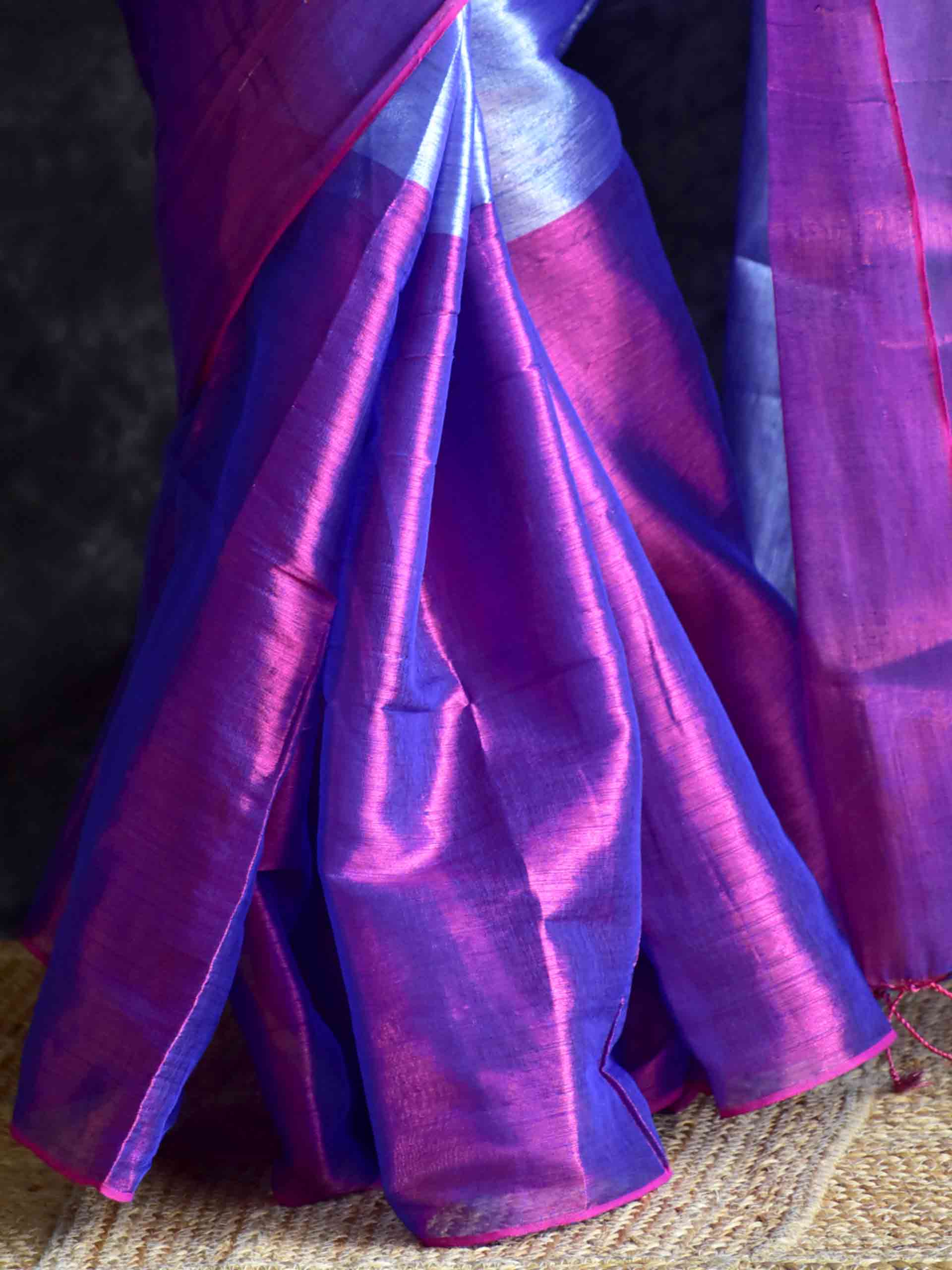 Noorika - Dual Shaded Tissue Saree