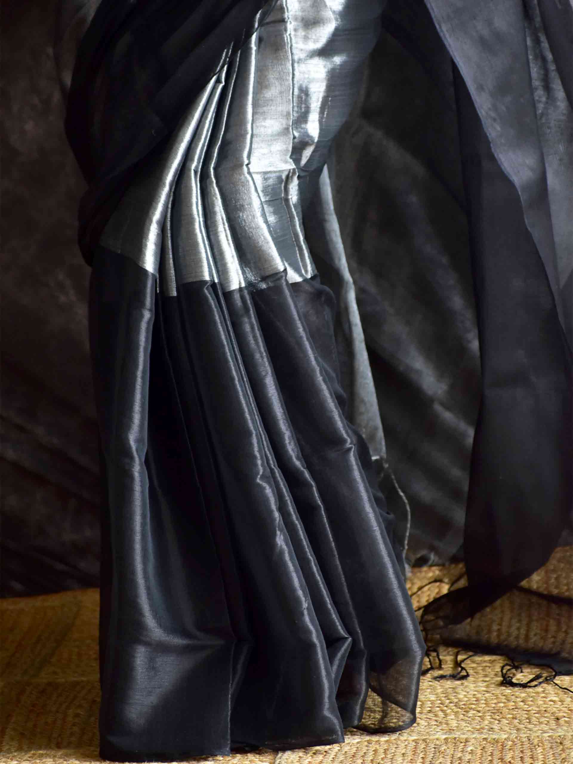 Moon melt - Dual Shaded Tissue Saree