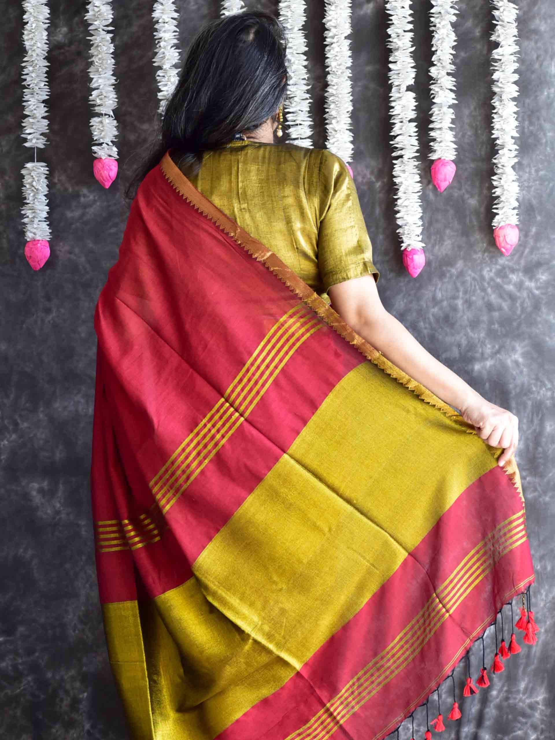 Mehek - mul tissue pallu saree