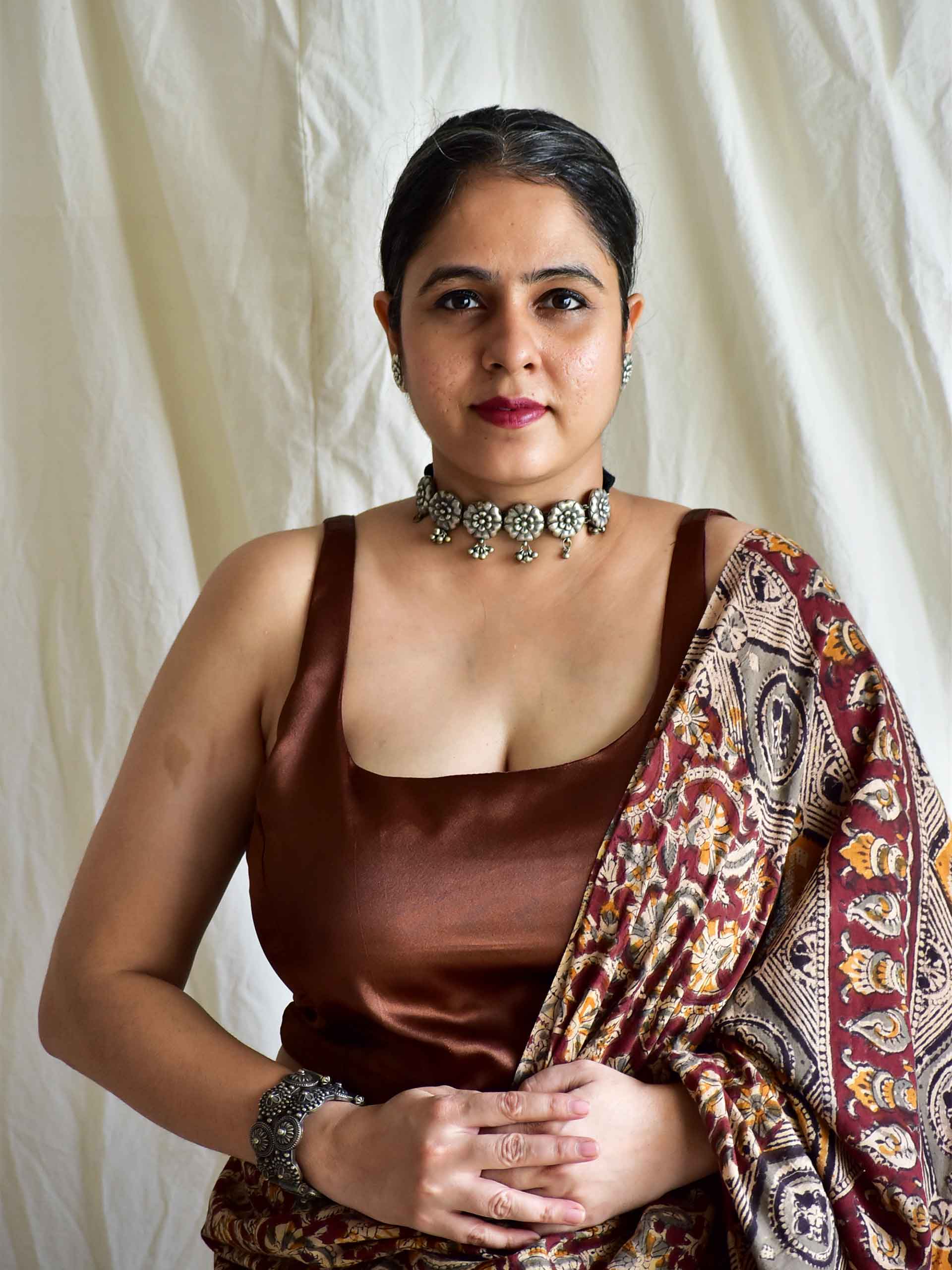 Chicory Satin blouse