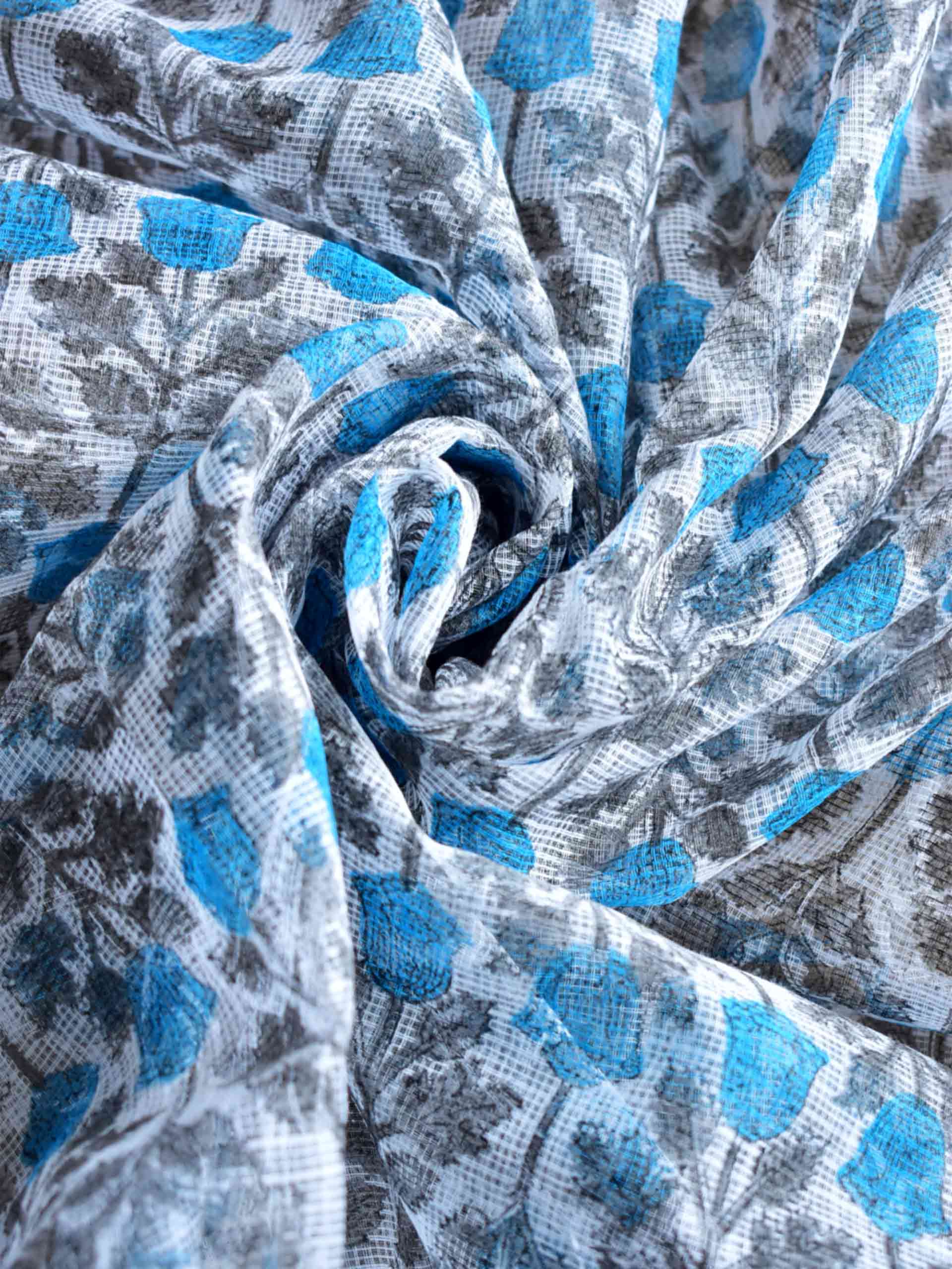Neela phool - Kota Saree