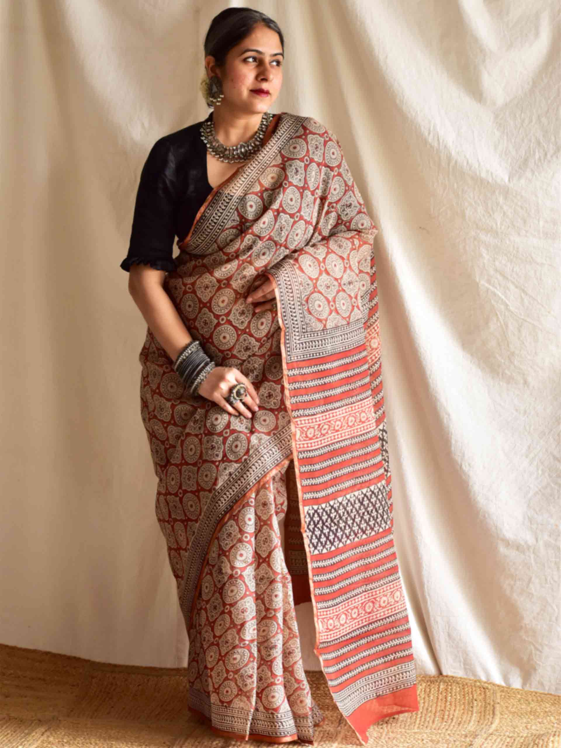 guldaan - Dabu Kota Doria Saree