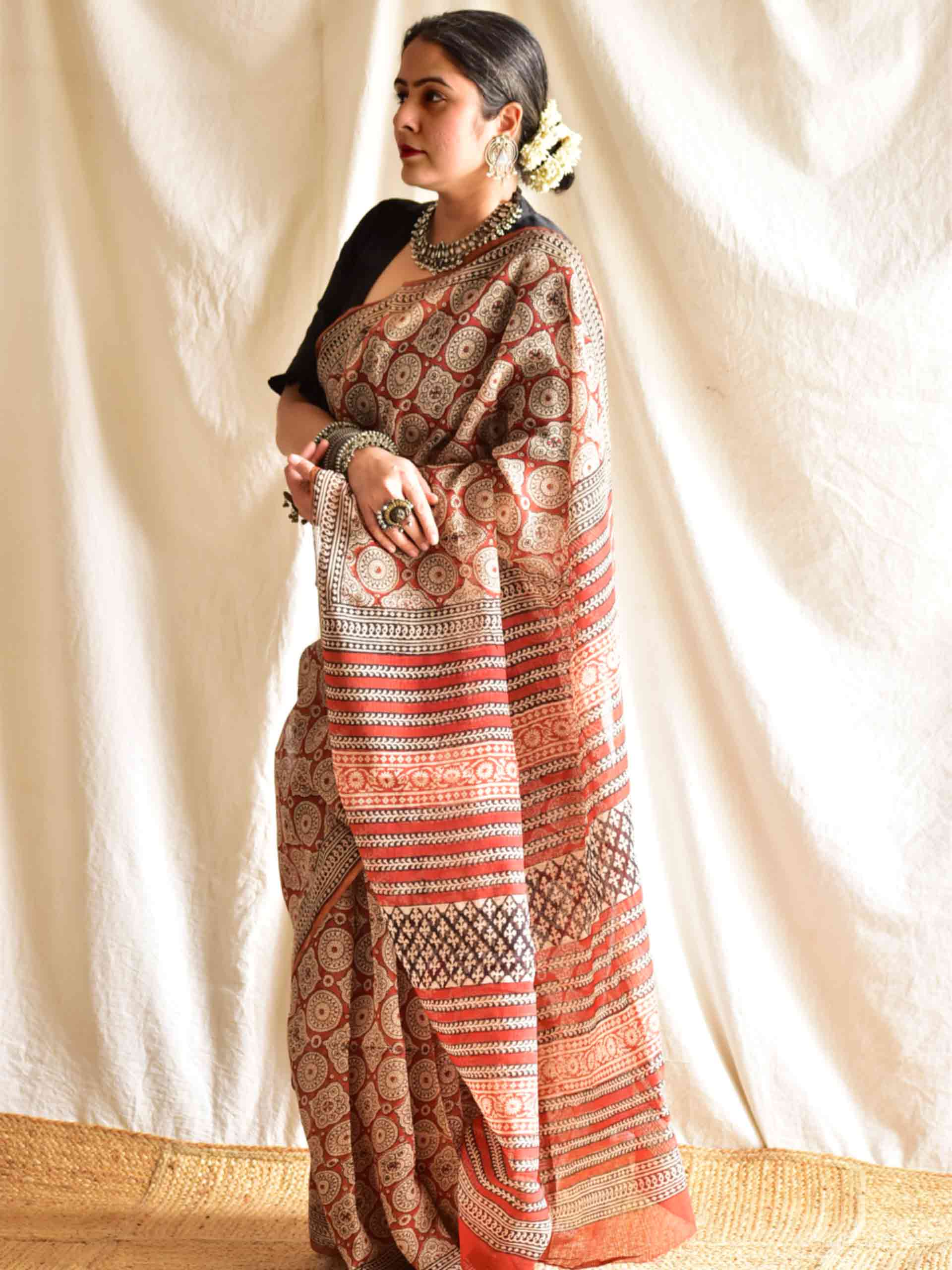 guldaan - Dabu Kota Doria Saree