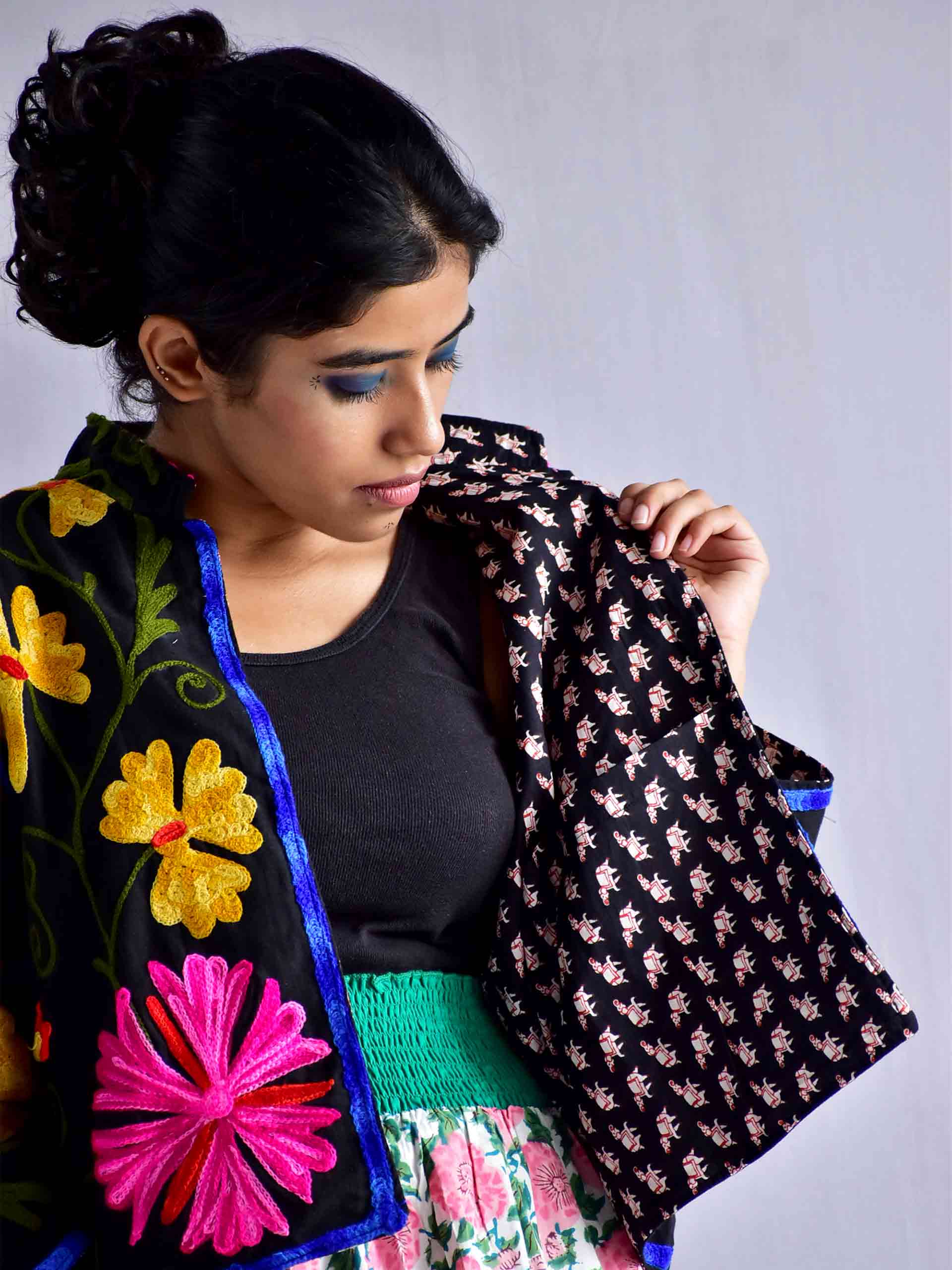 lambani - hand embroidered Reversible jacket