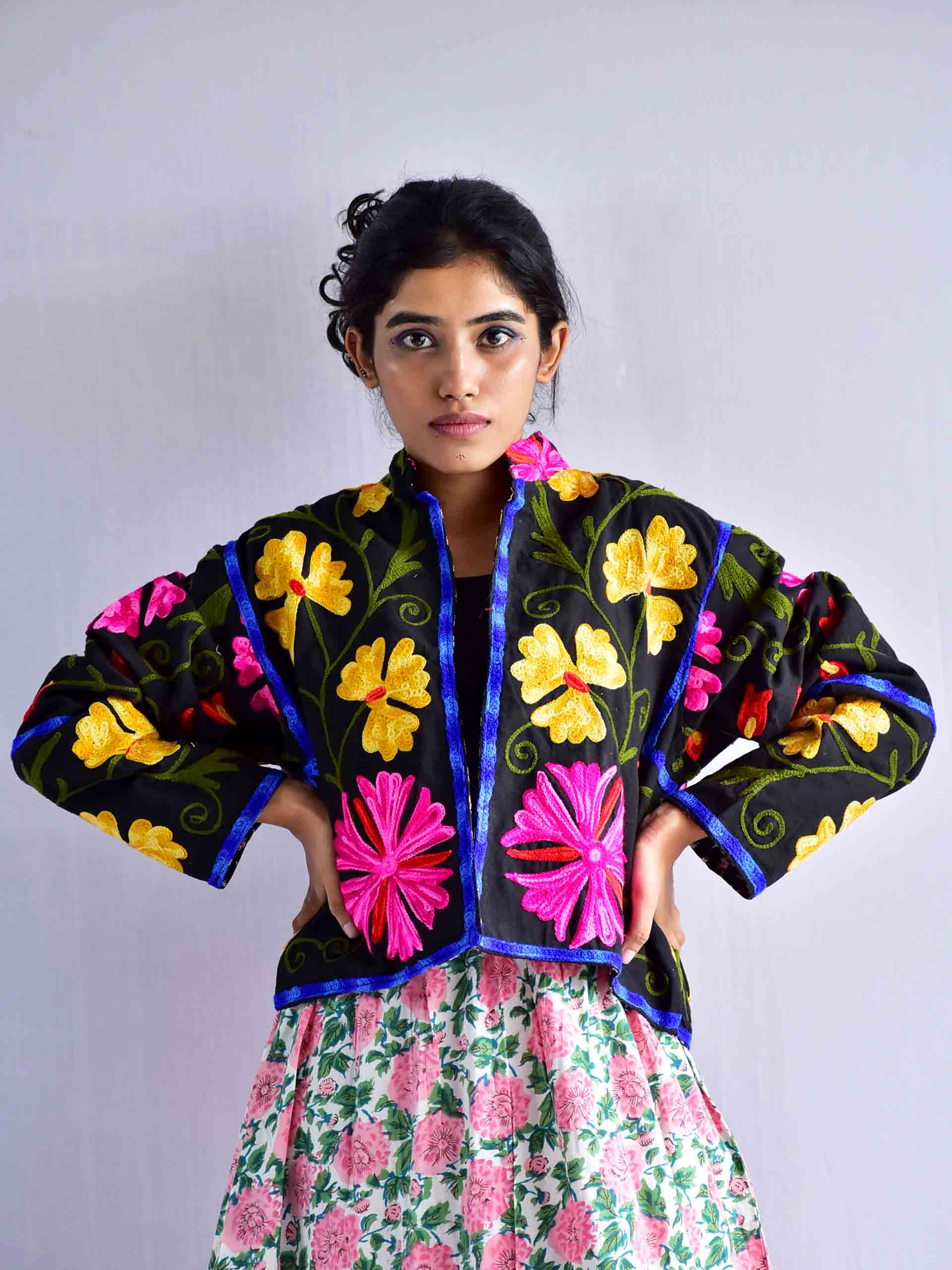 lambani - hand embroidered Reversible jacket