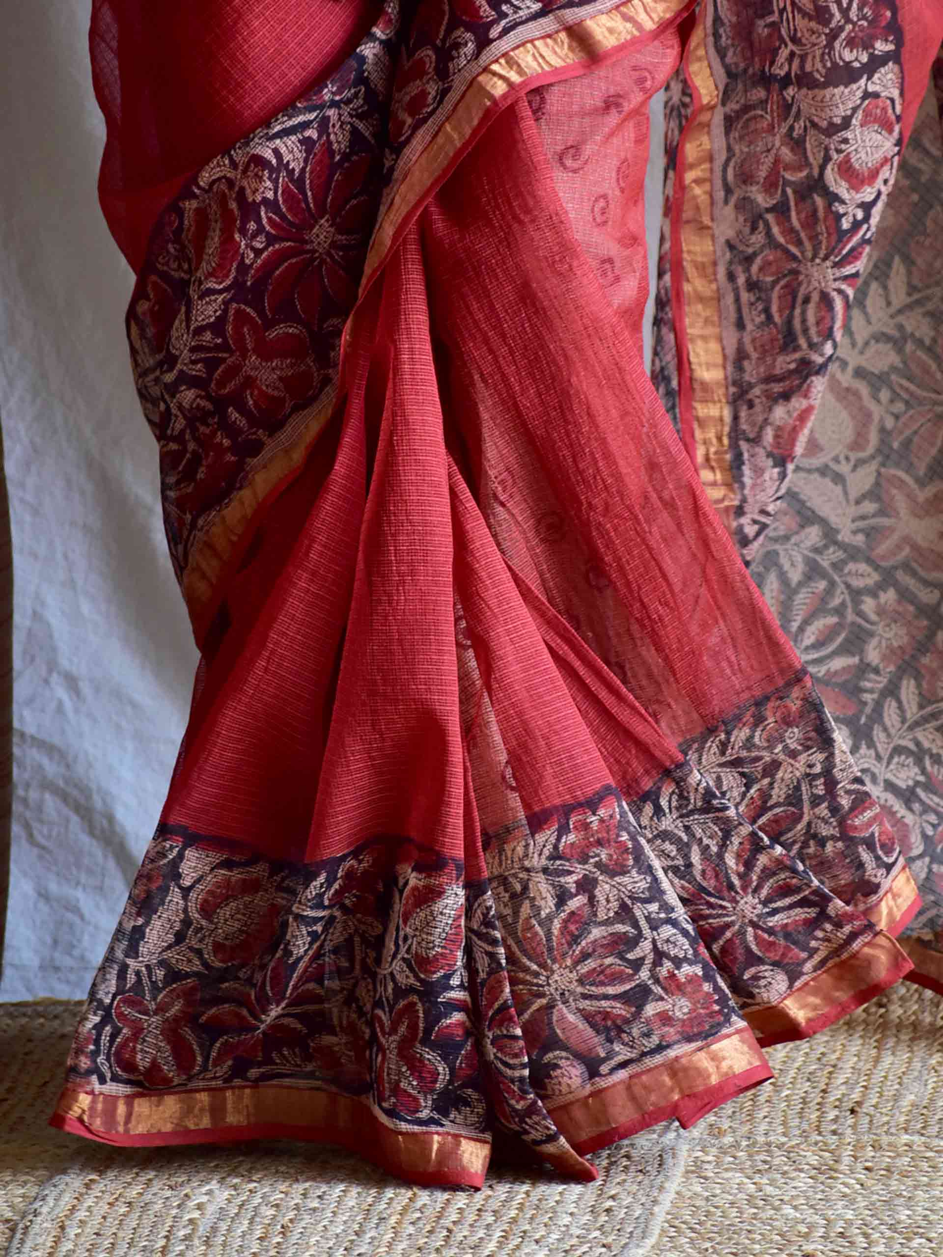 Maitri - Dabu Kota Doria Saree