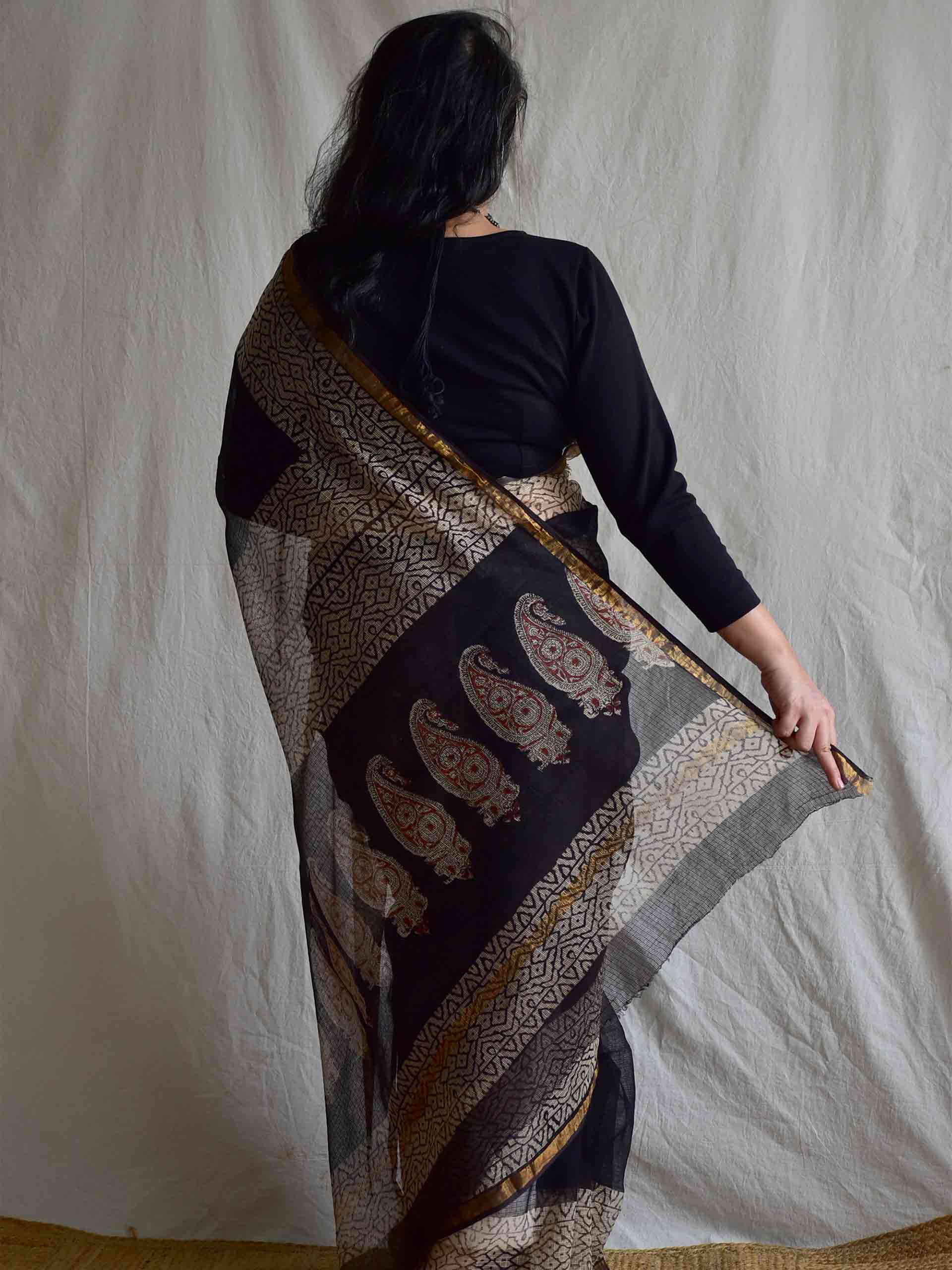 Khwaab - Dabu Kota Doria Saree