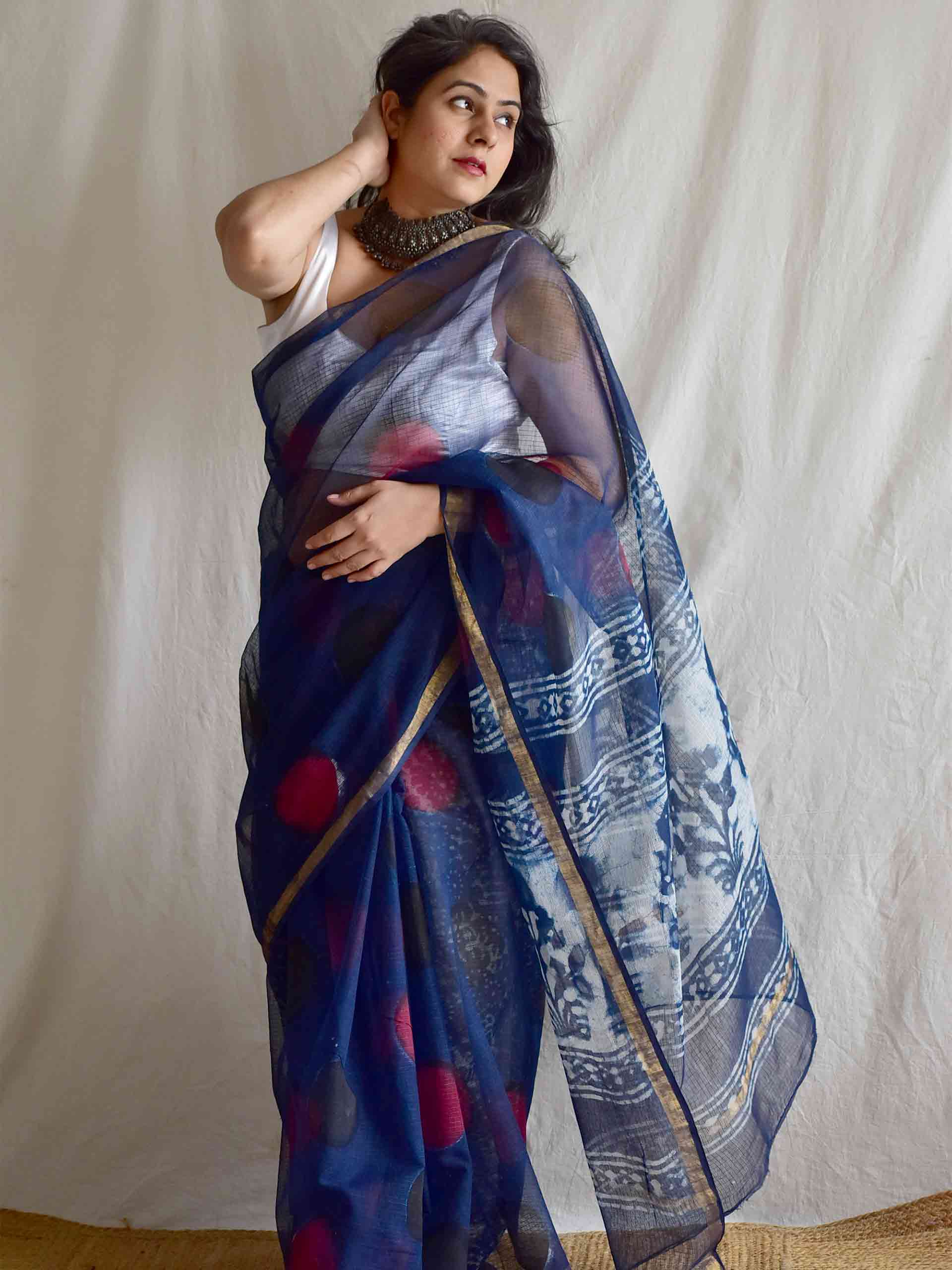 Nazaakat - Dabu Kota Doria Saree