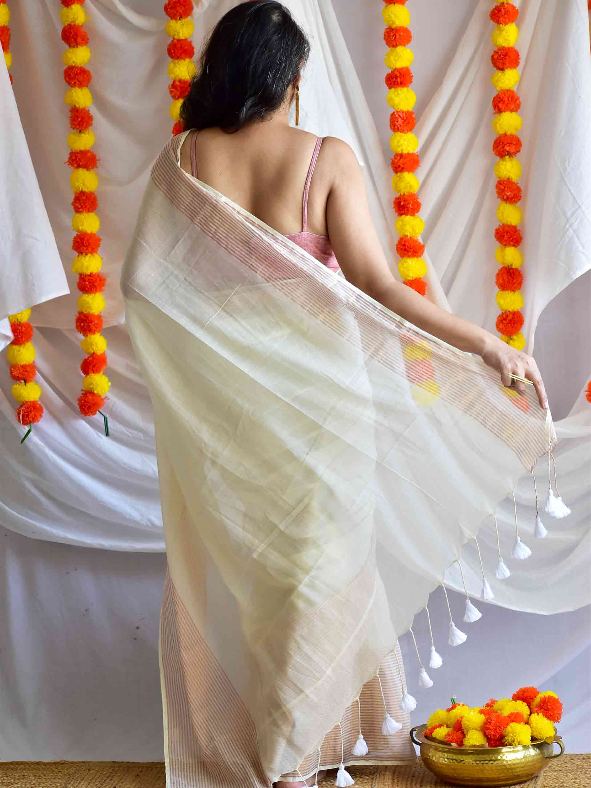 Urvashi- Mul Tissue Saree