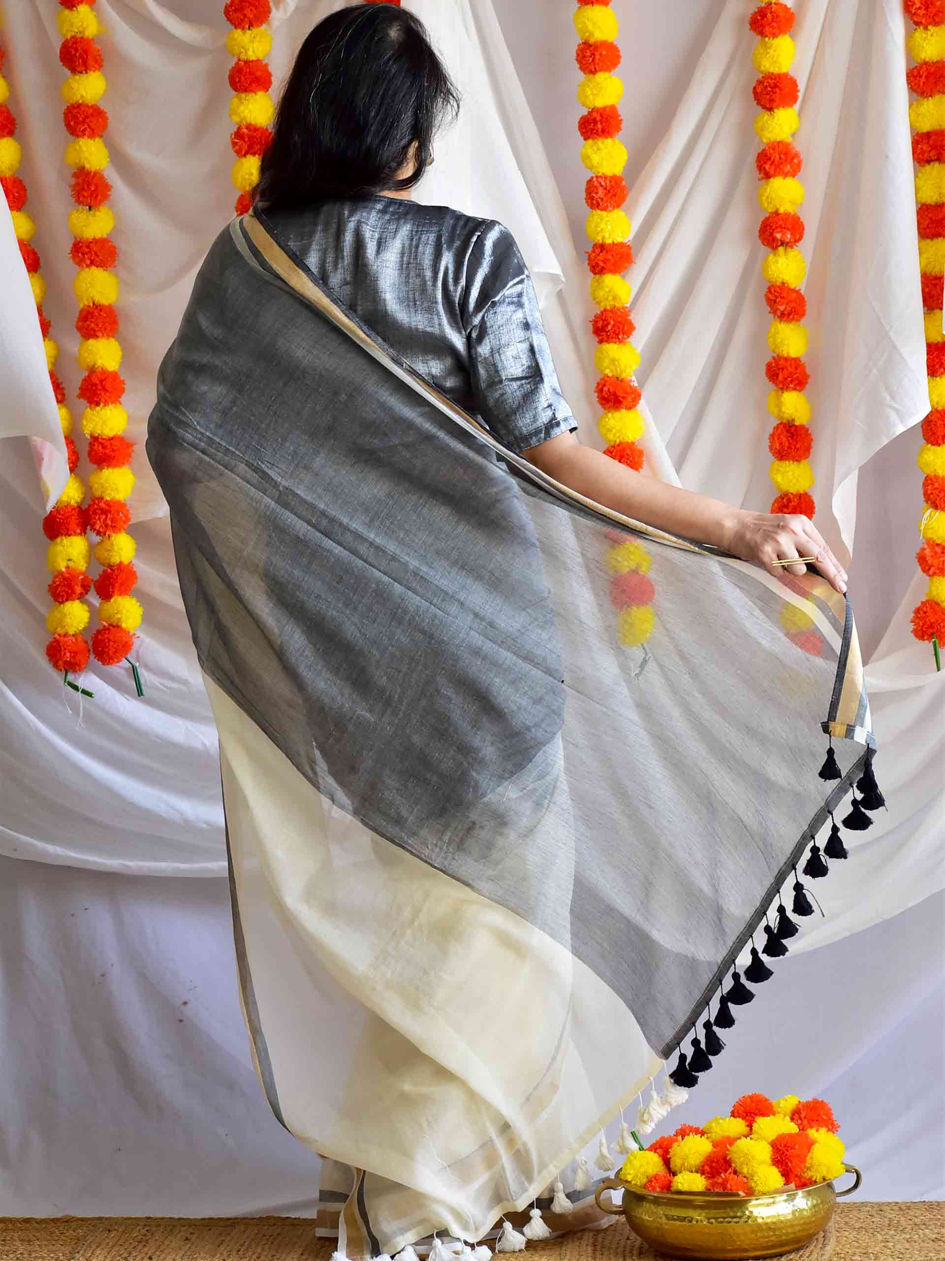 Neesha - Mul Tissue Saree