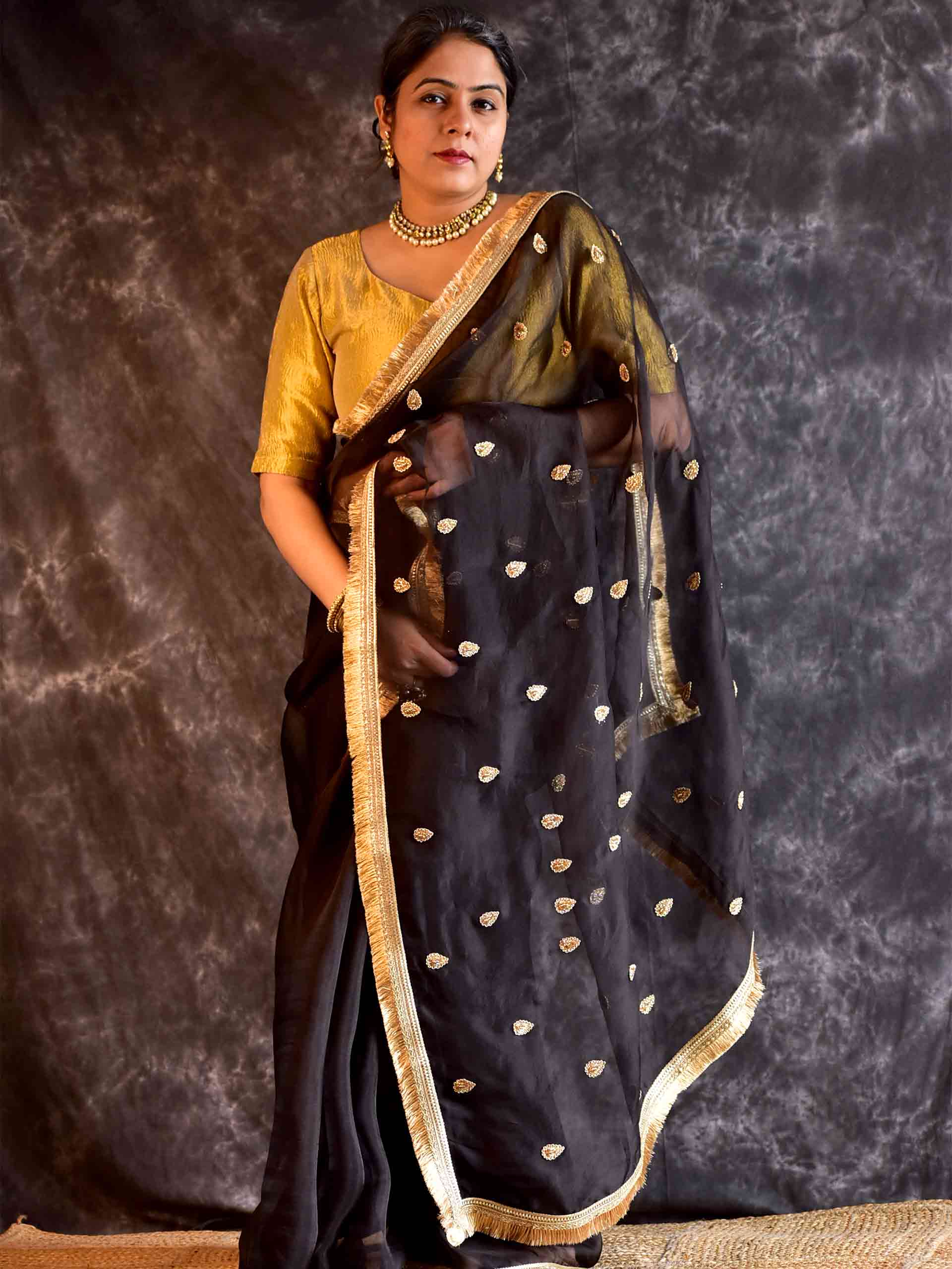 Zarafsha- Organza Silk saree