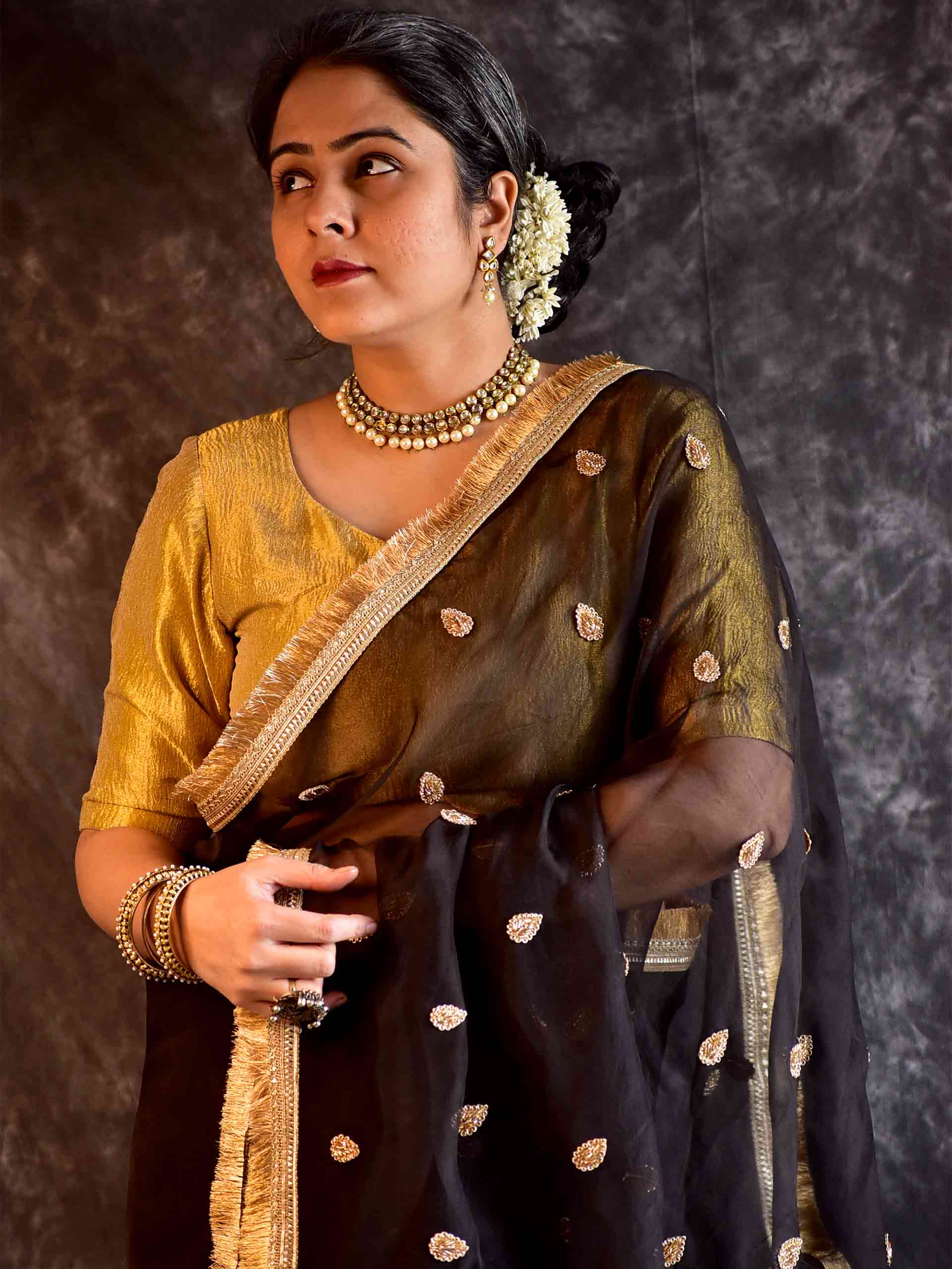 Zarafsha- Organza Silk saree