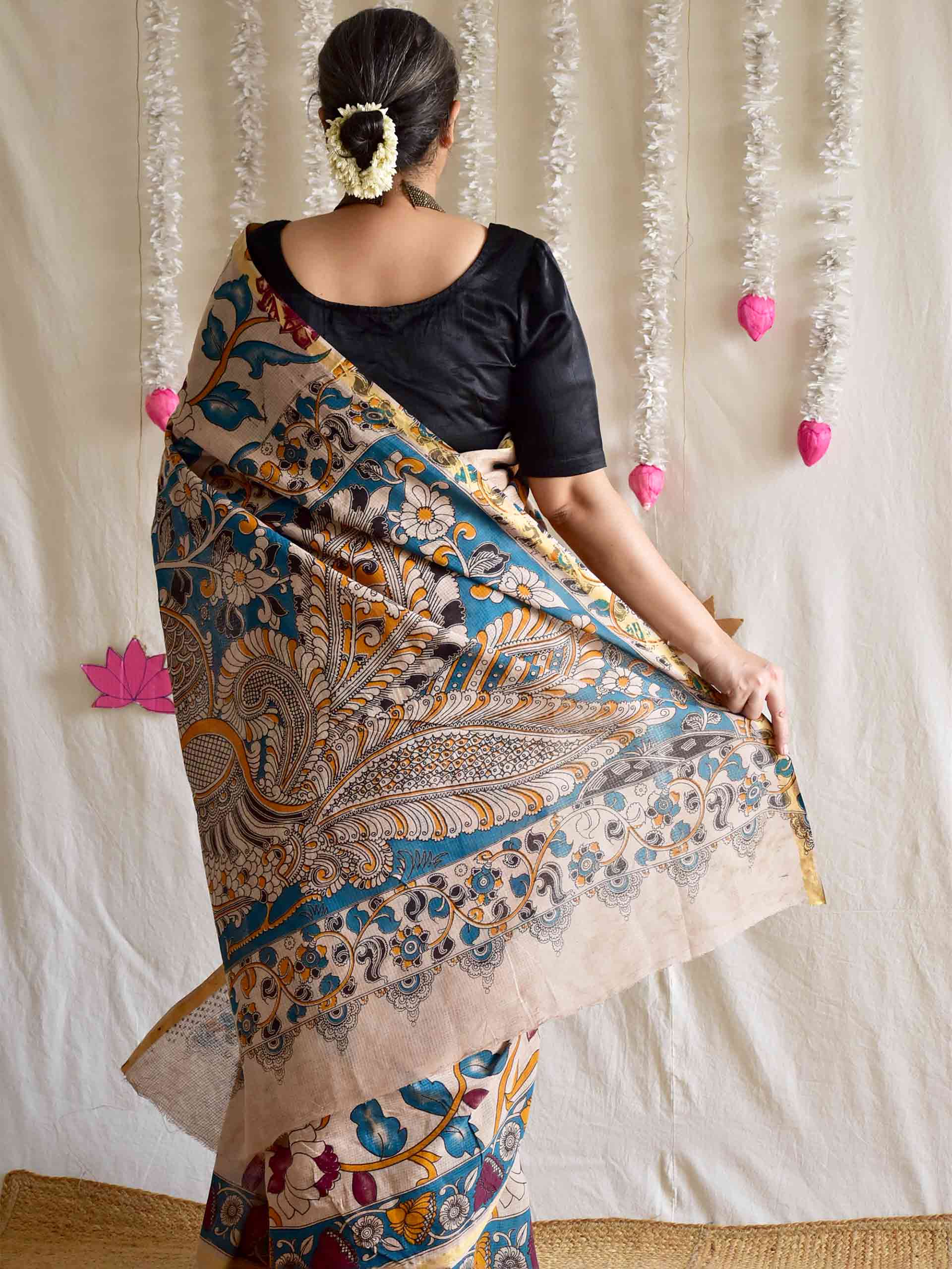 Naina - kalamkari kota cotton saree