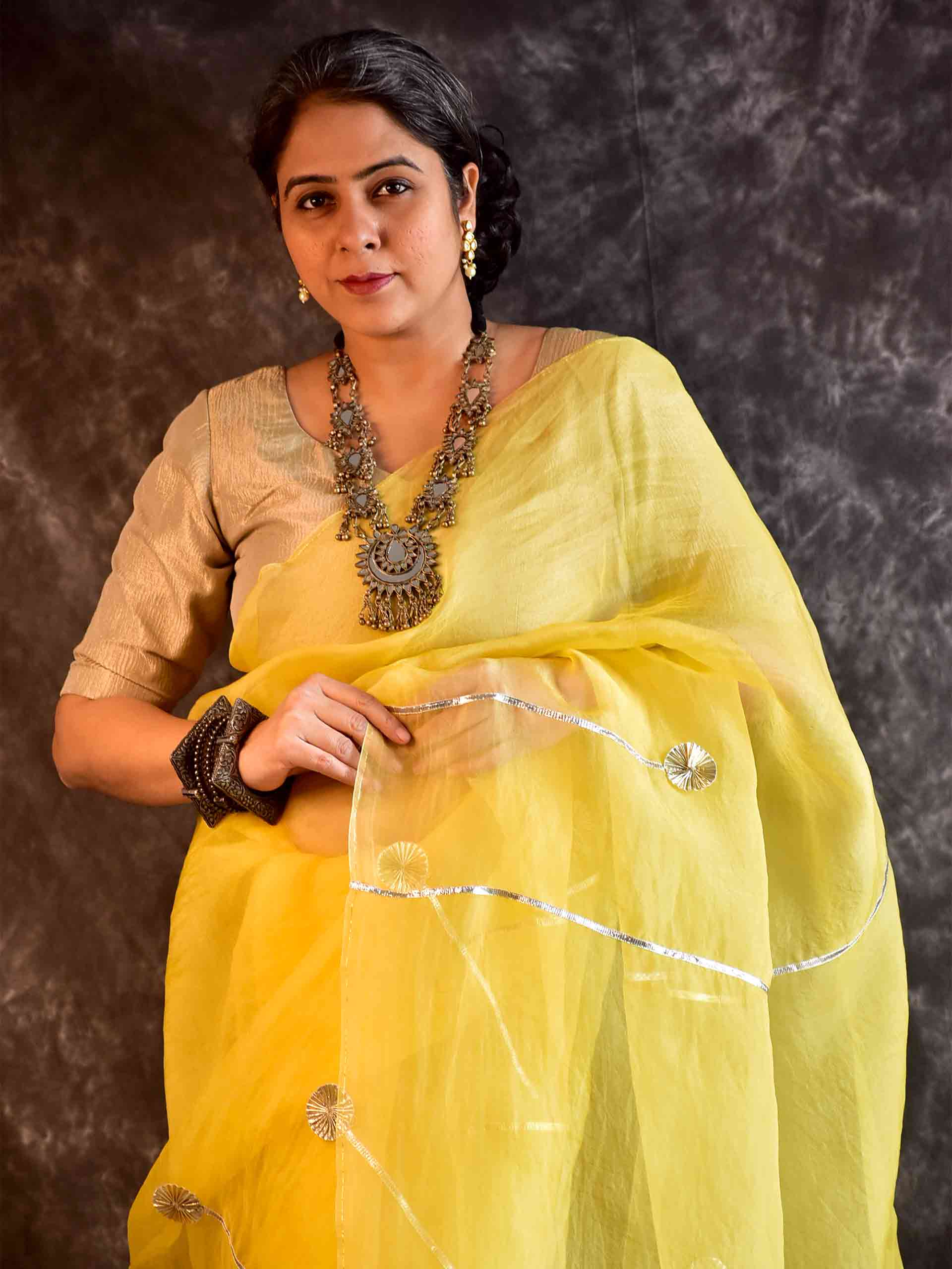 Sunehra - Organza Silk saree