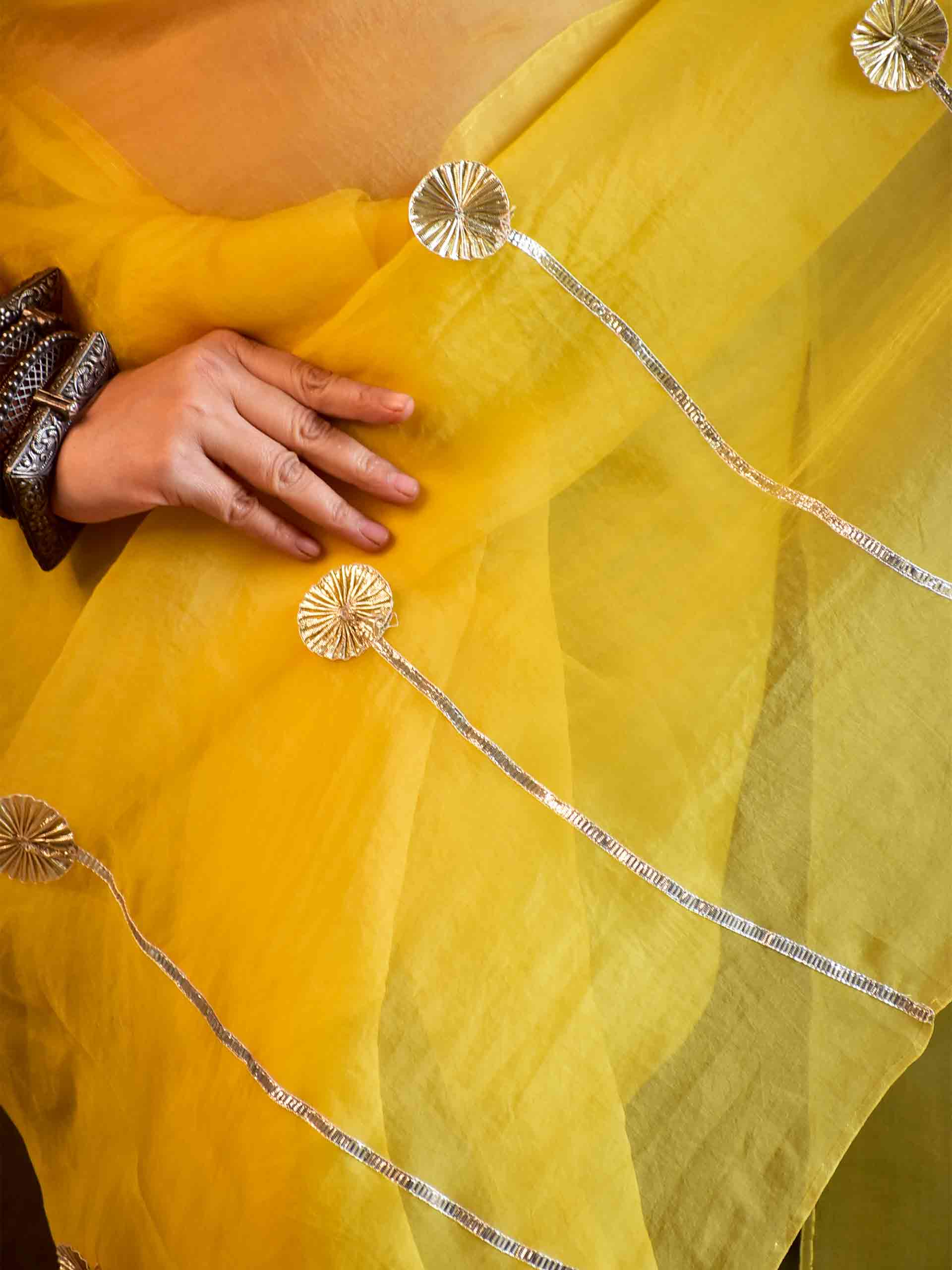 Sunehra - Organza Silk saree