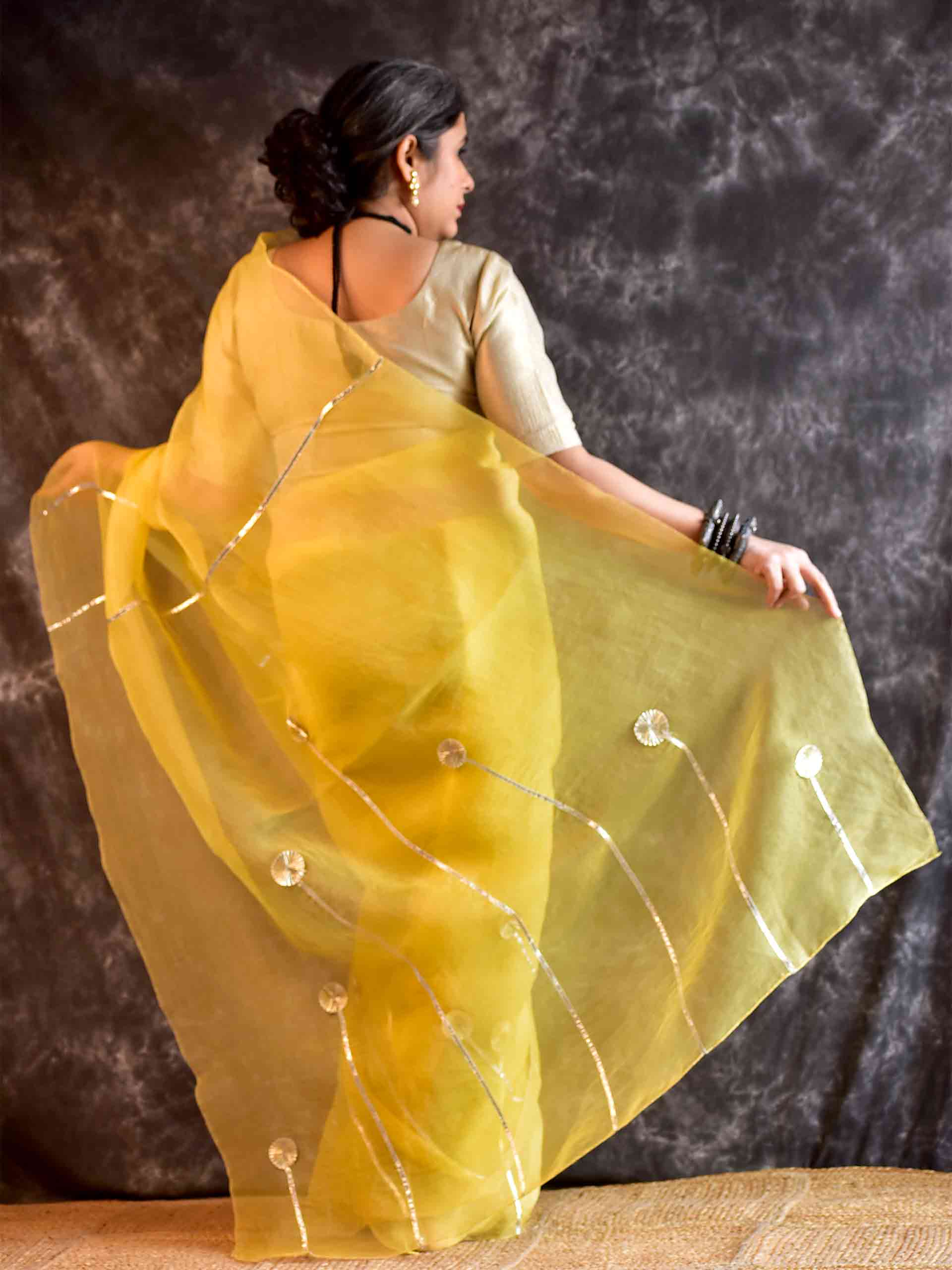 Sunehra - Organza Silk saree