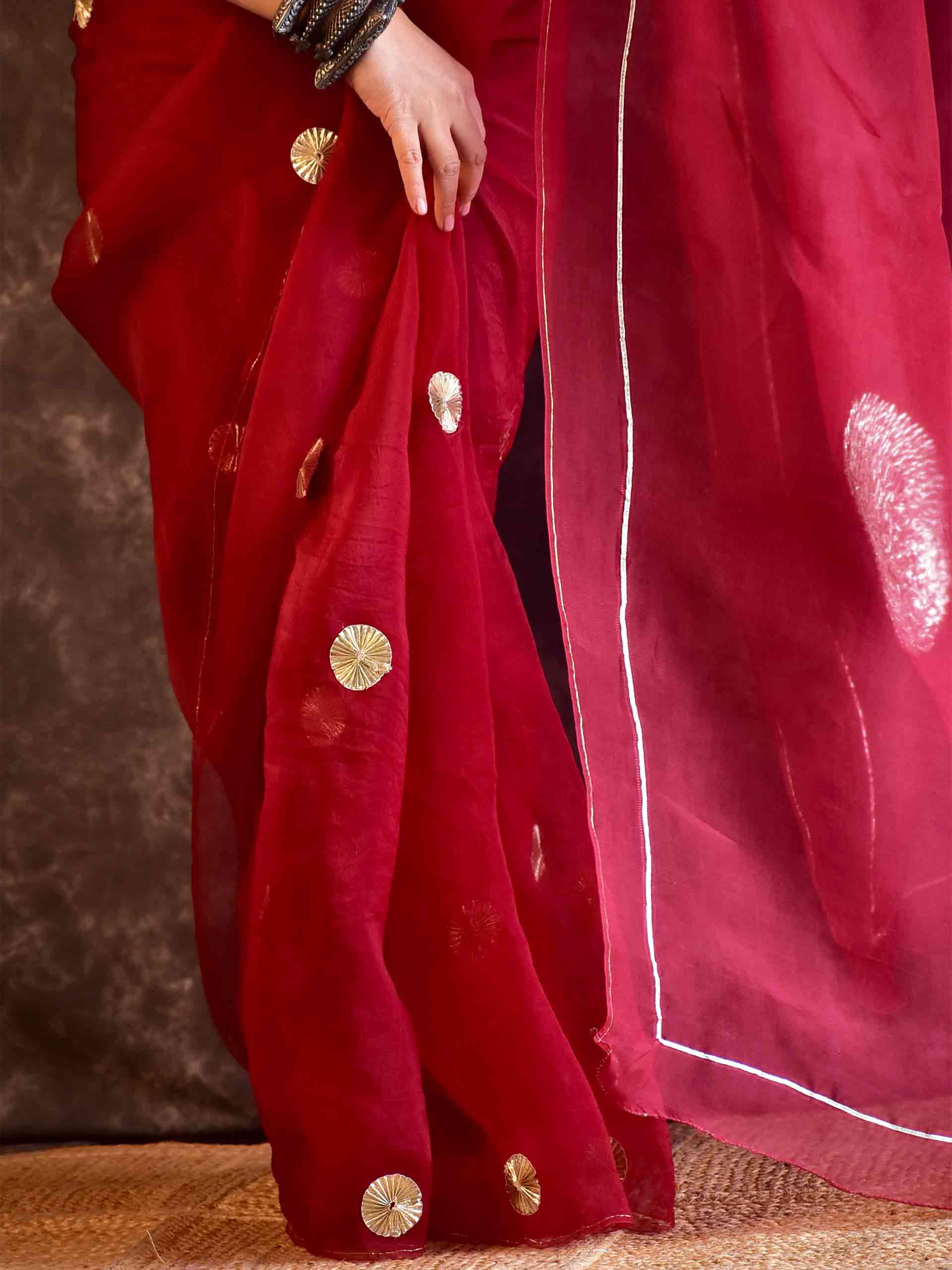 Zehra- Organza Silk saree