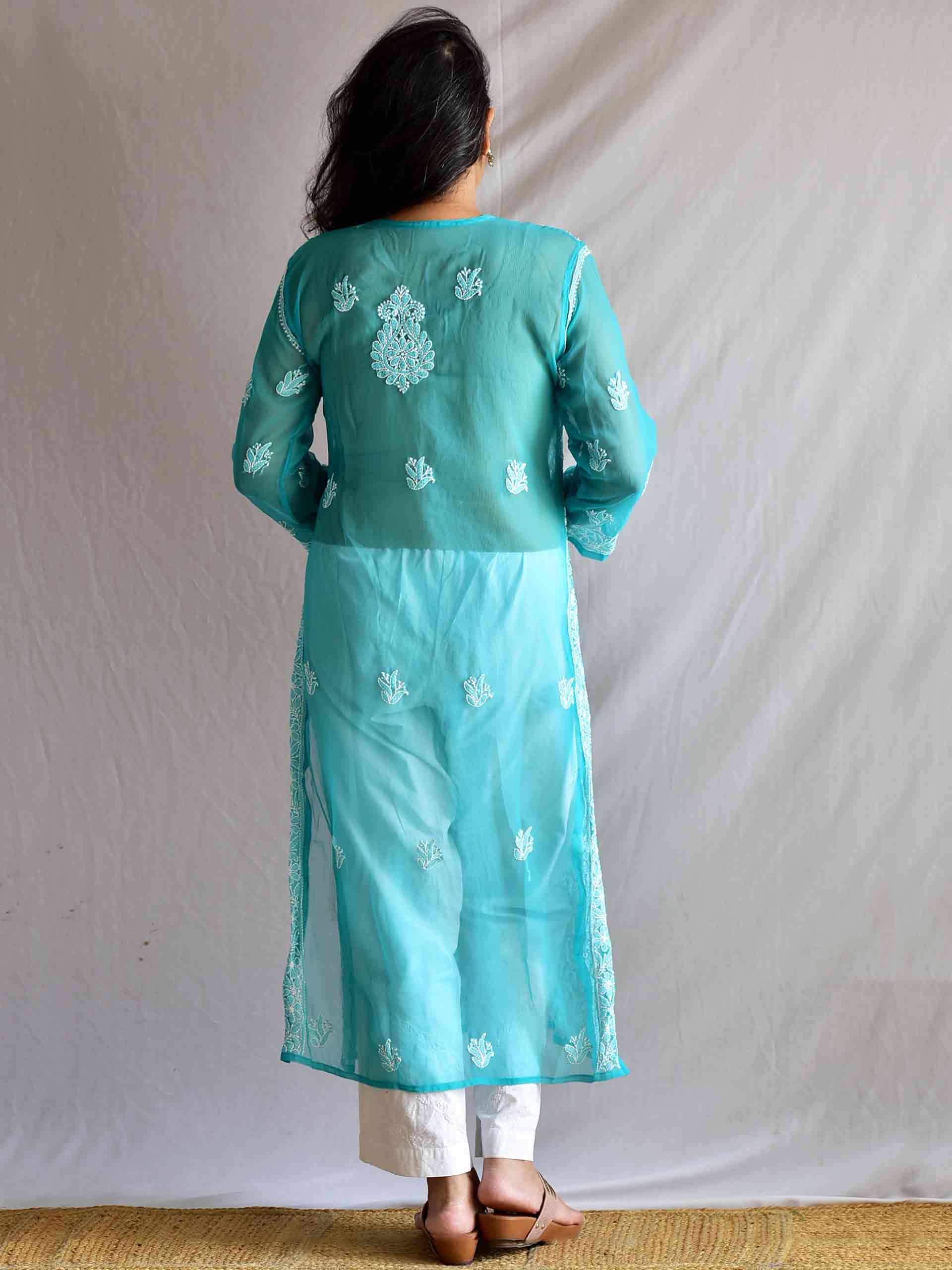 Neelam - Chikankari Kurti