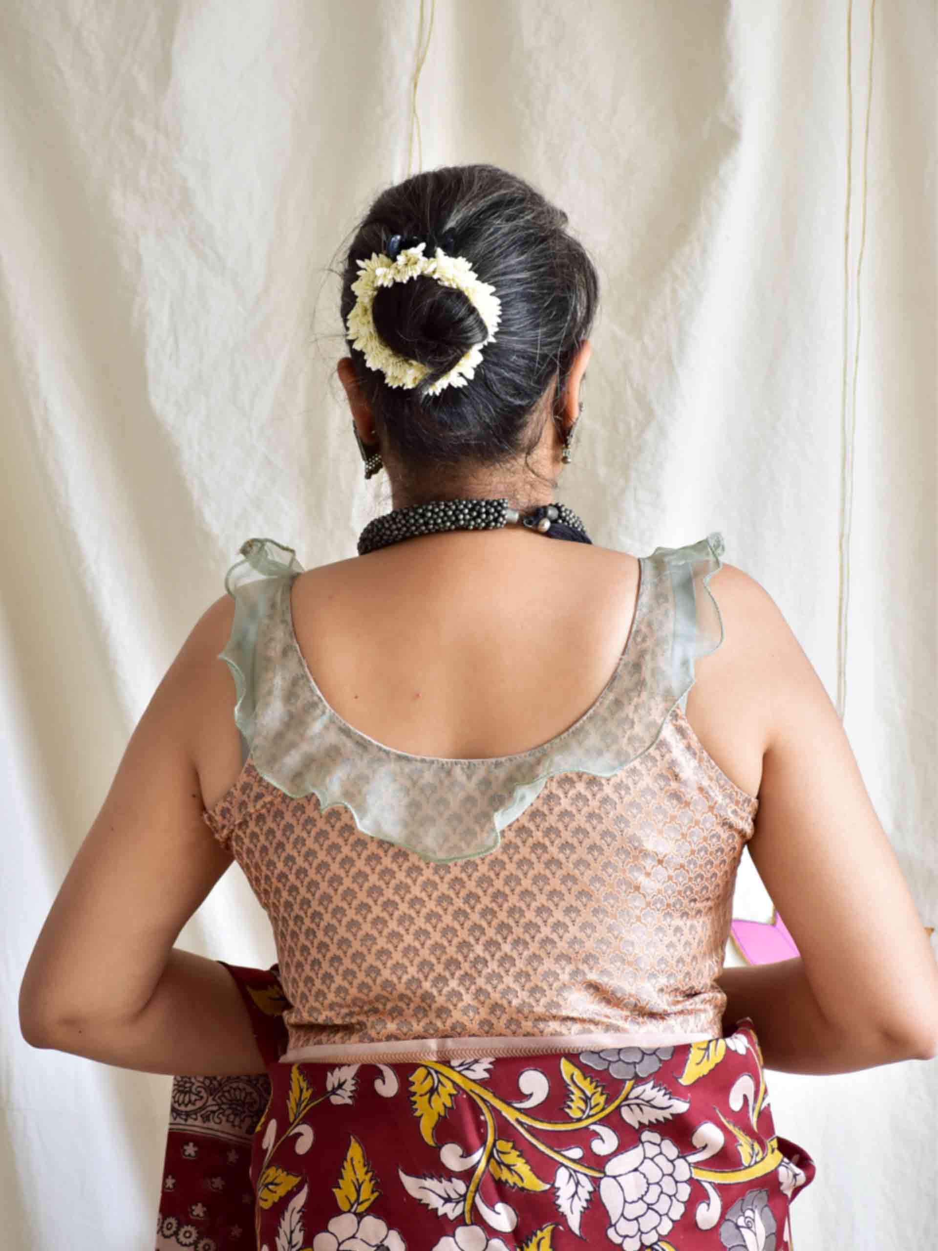 Tanchoi - Mulberry silk handwoven blouse