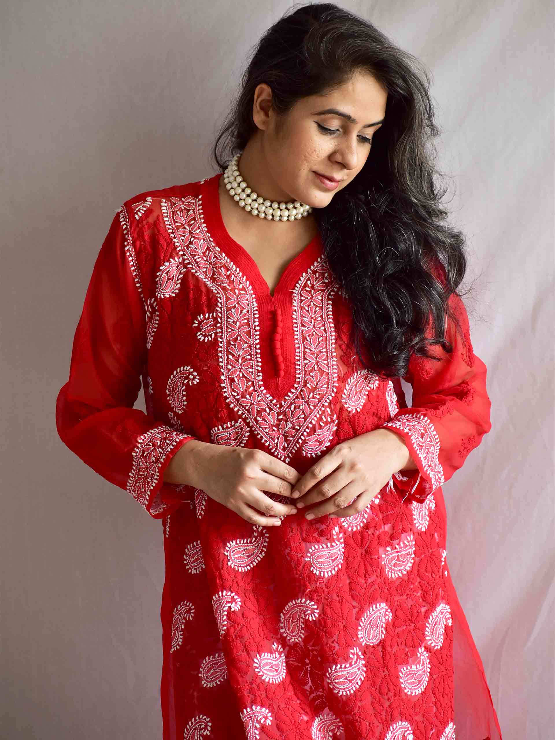 Naaz - Chikankari Kurti