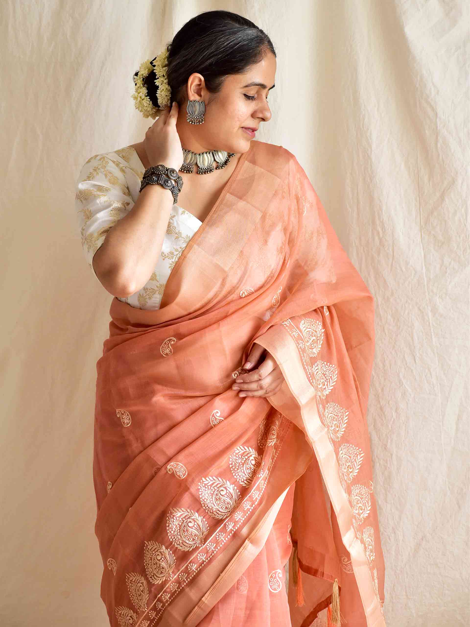 Mukti - Embroidered saree