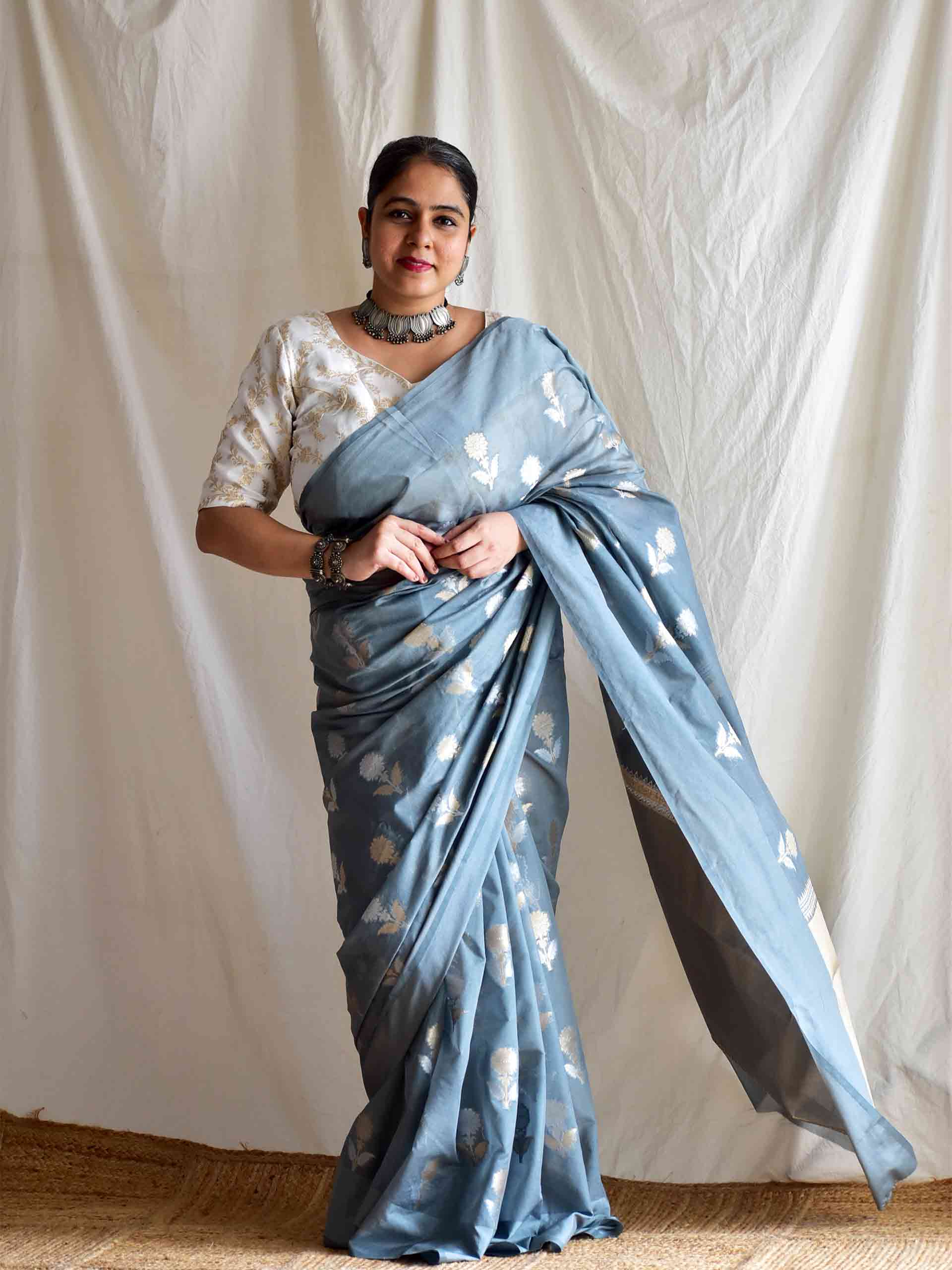 Ghangor - cotton silk saree