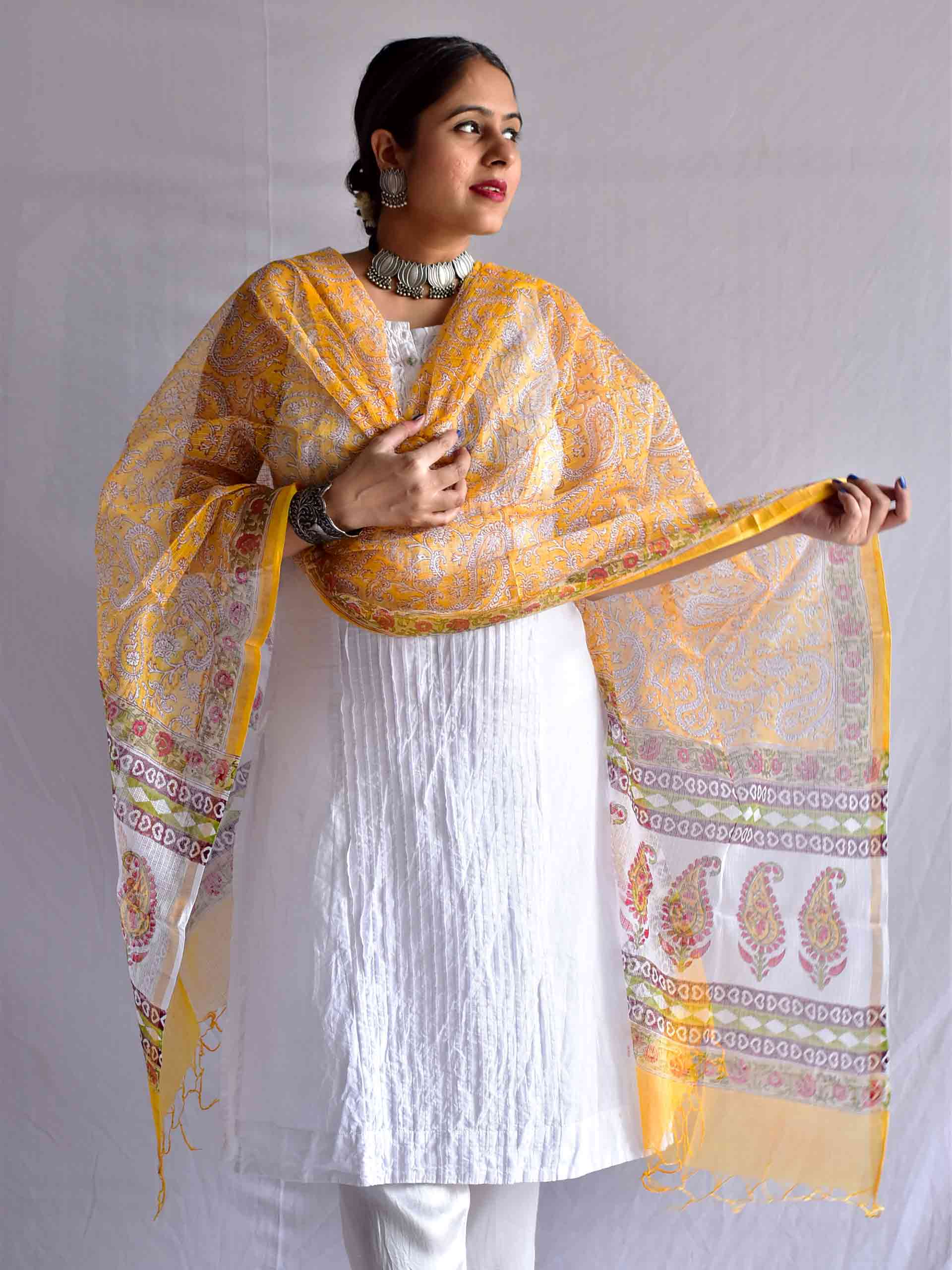 Sindhi -  Kota Doria Dupatta