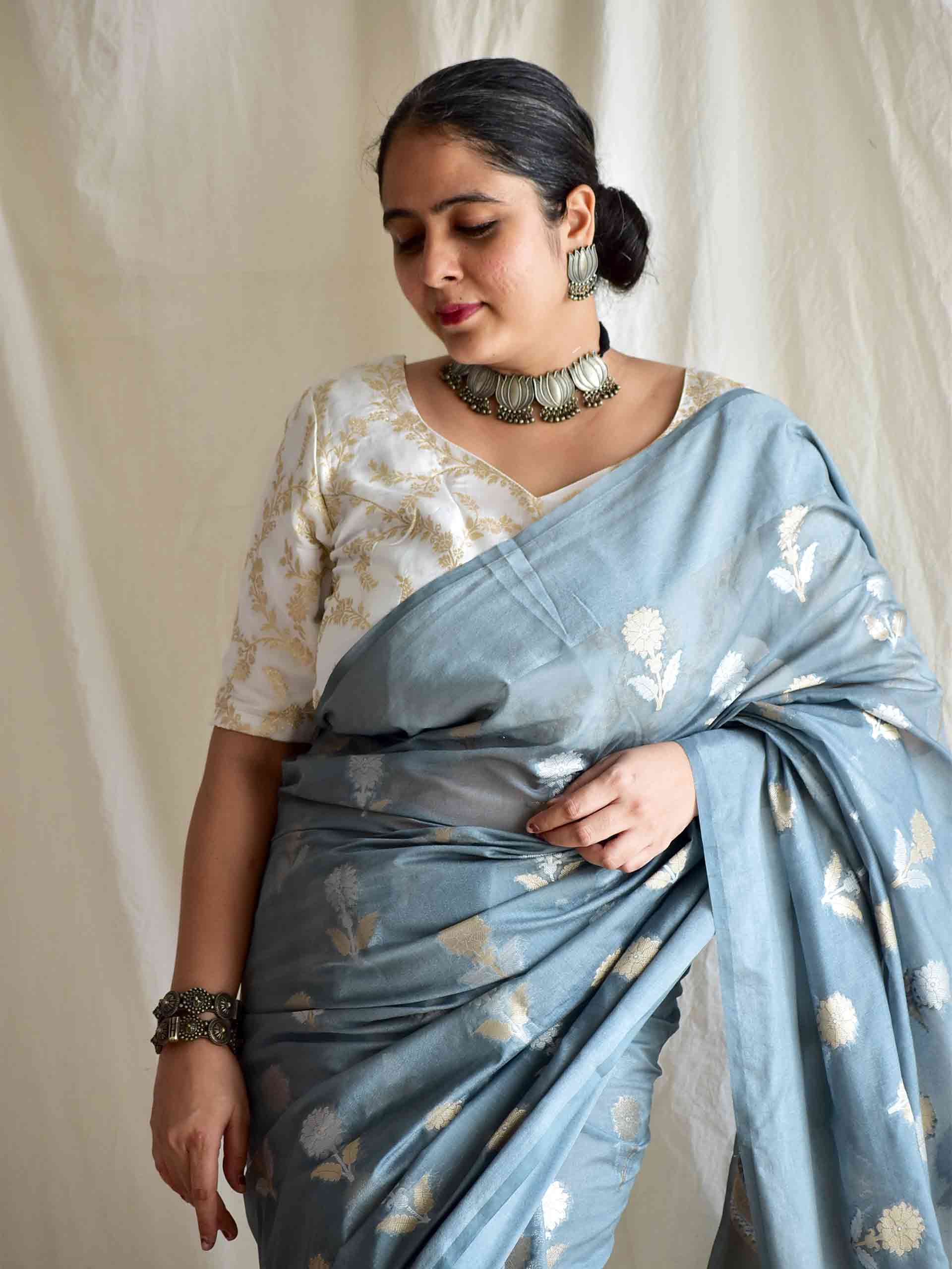 Ghangor - cotton silk saree