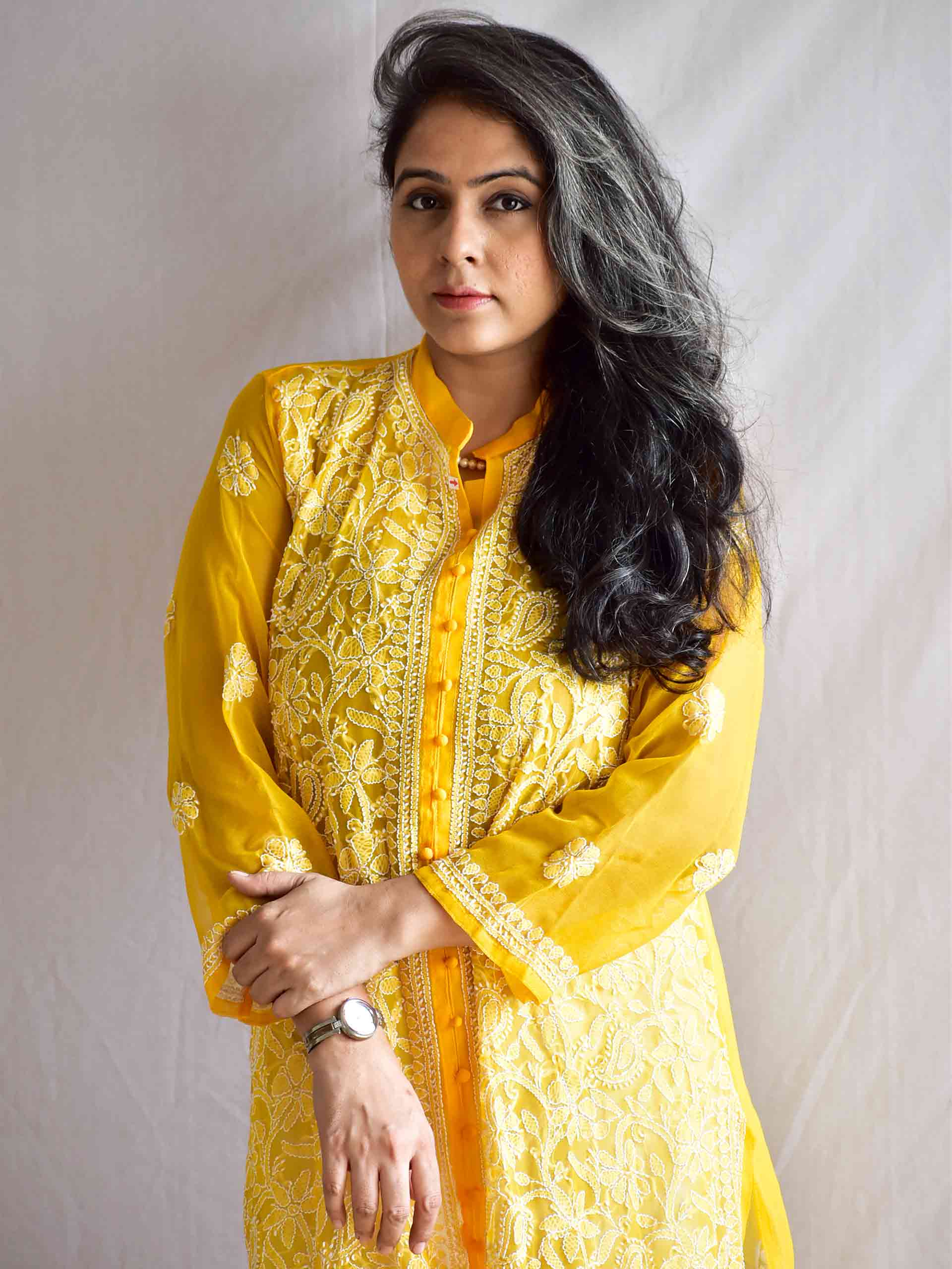 Saanvi - Chikankari Kurti
