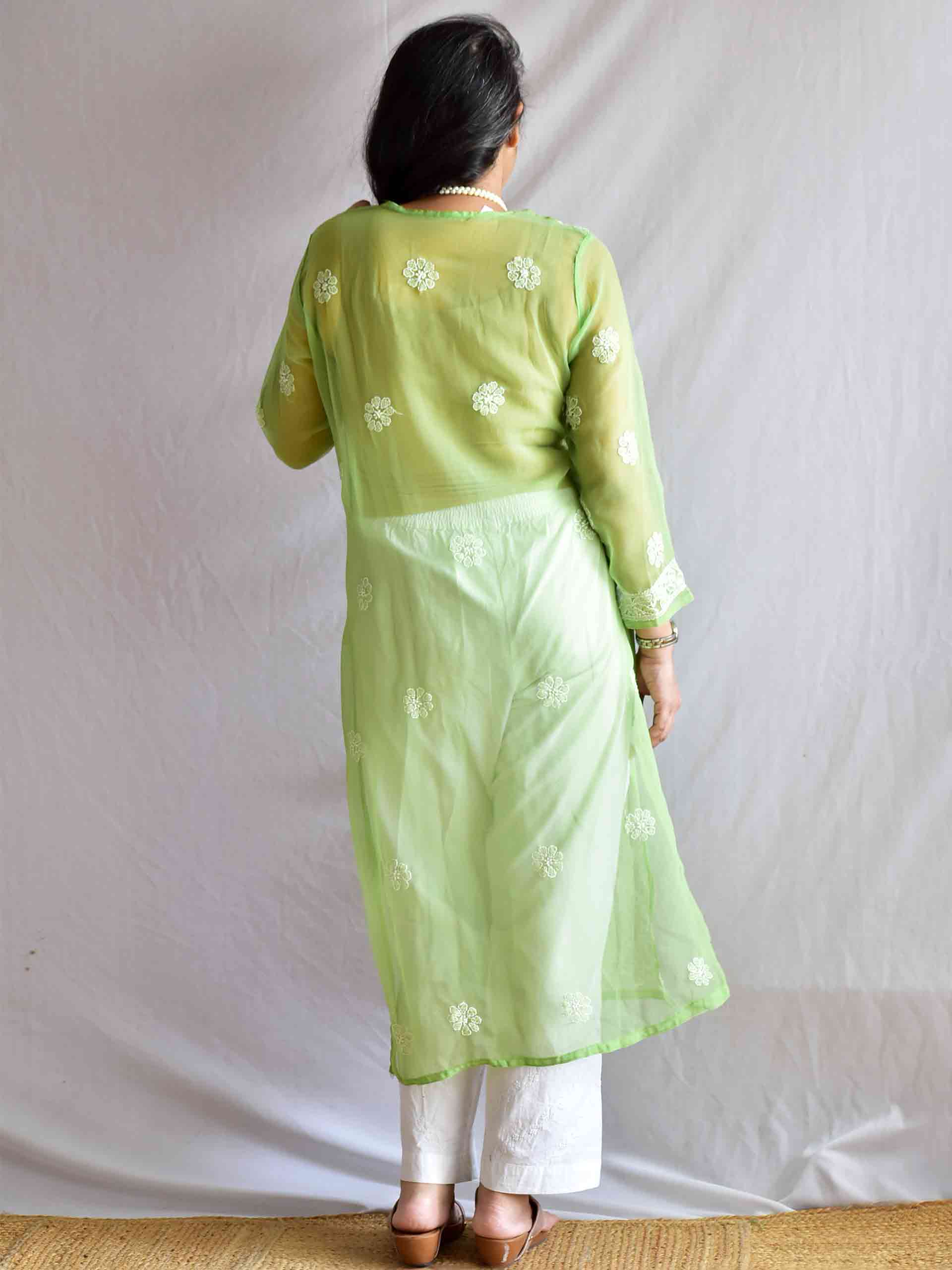 Zehra mist - Chikankari Kurti