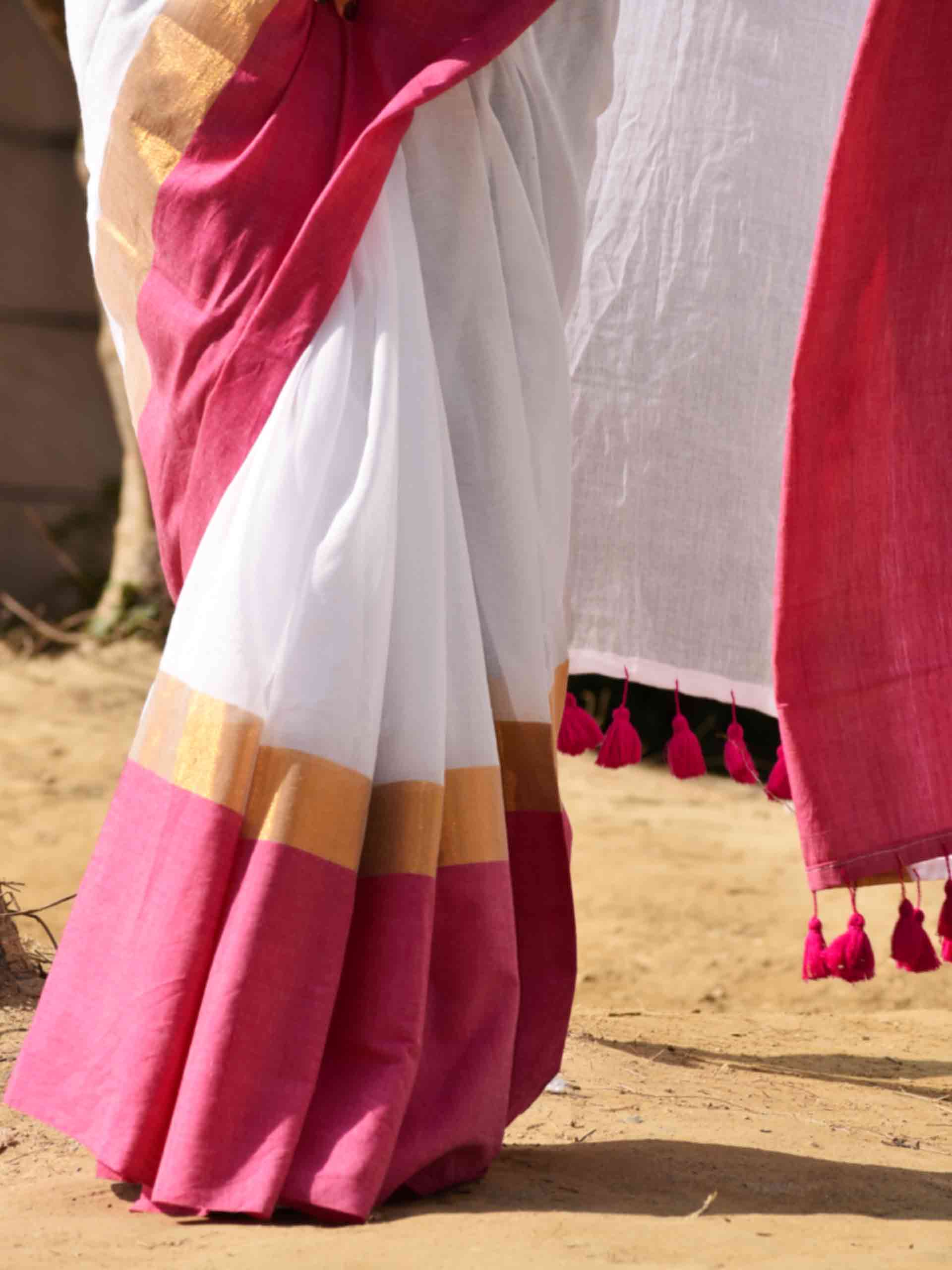 Laali - mul cotton saree