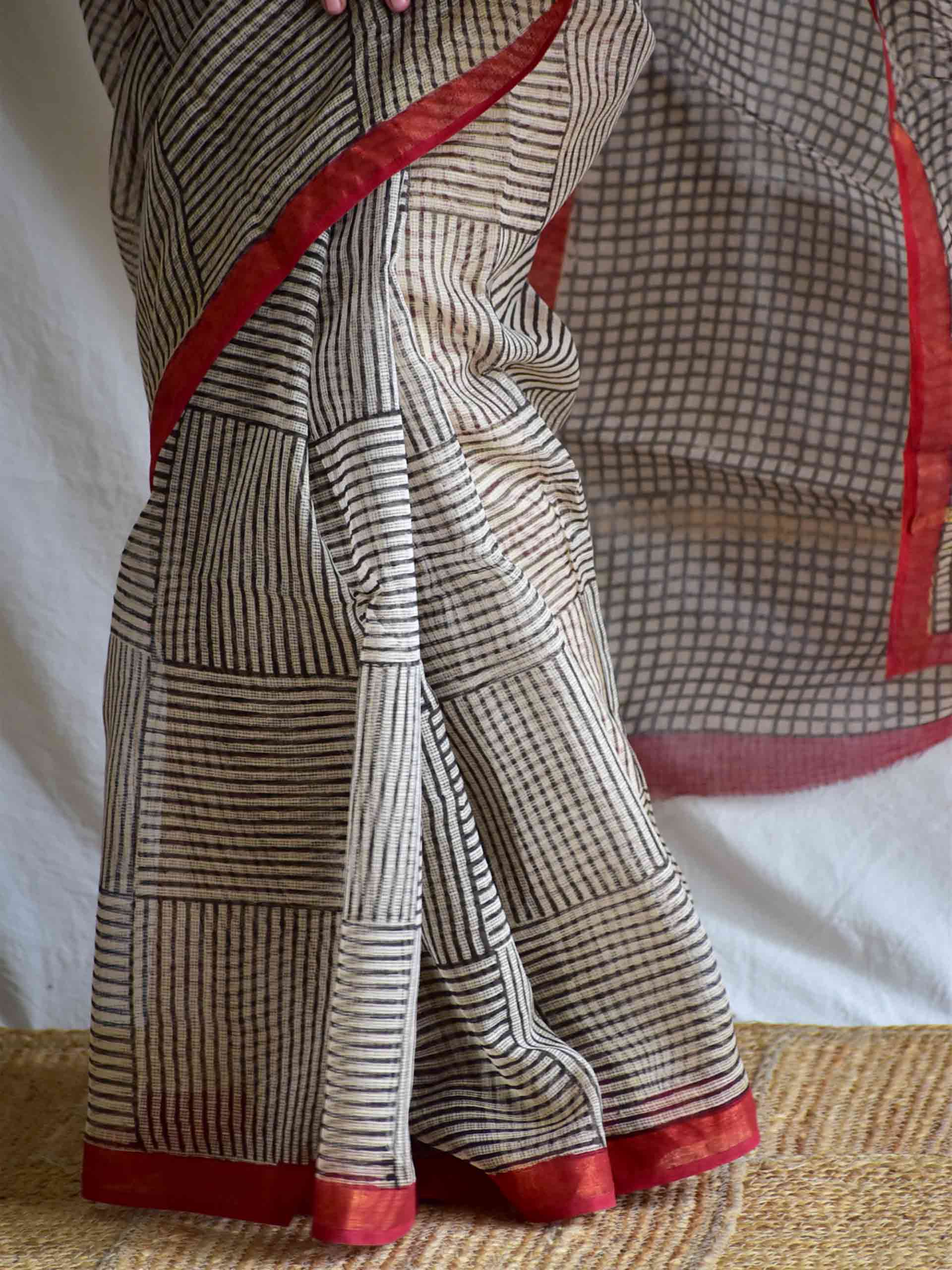 Geru - Kota Doria Saree