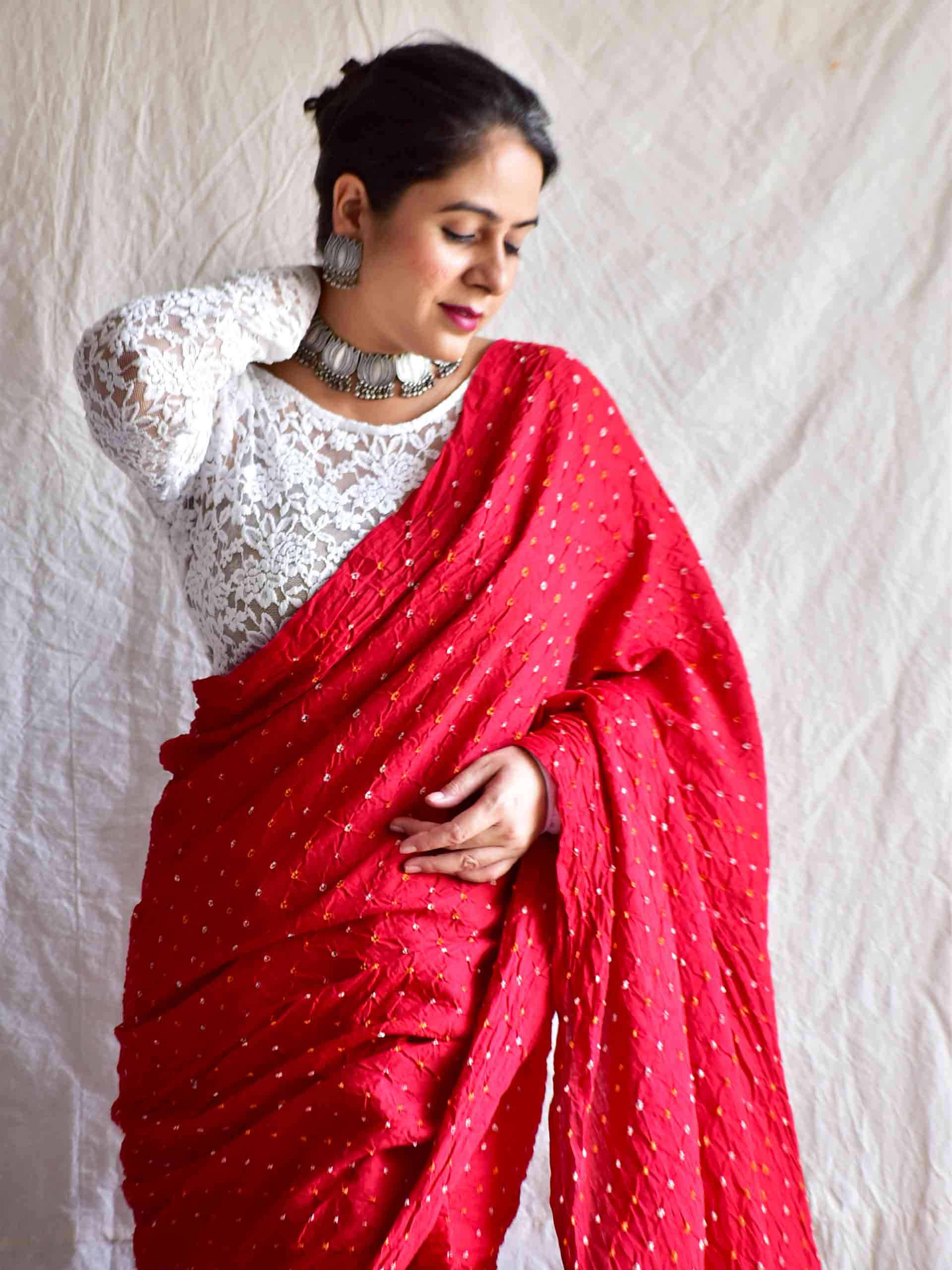 Bandhej Saree