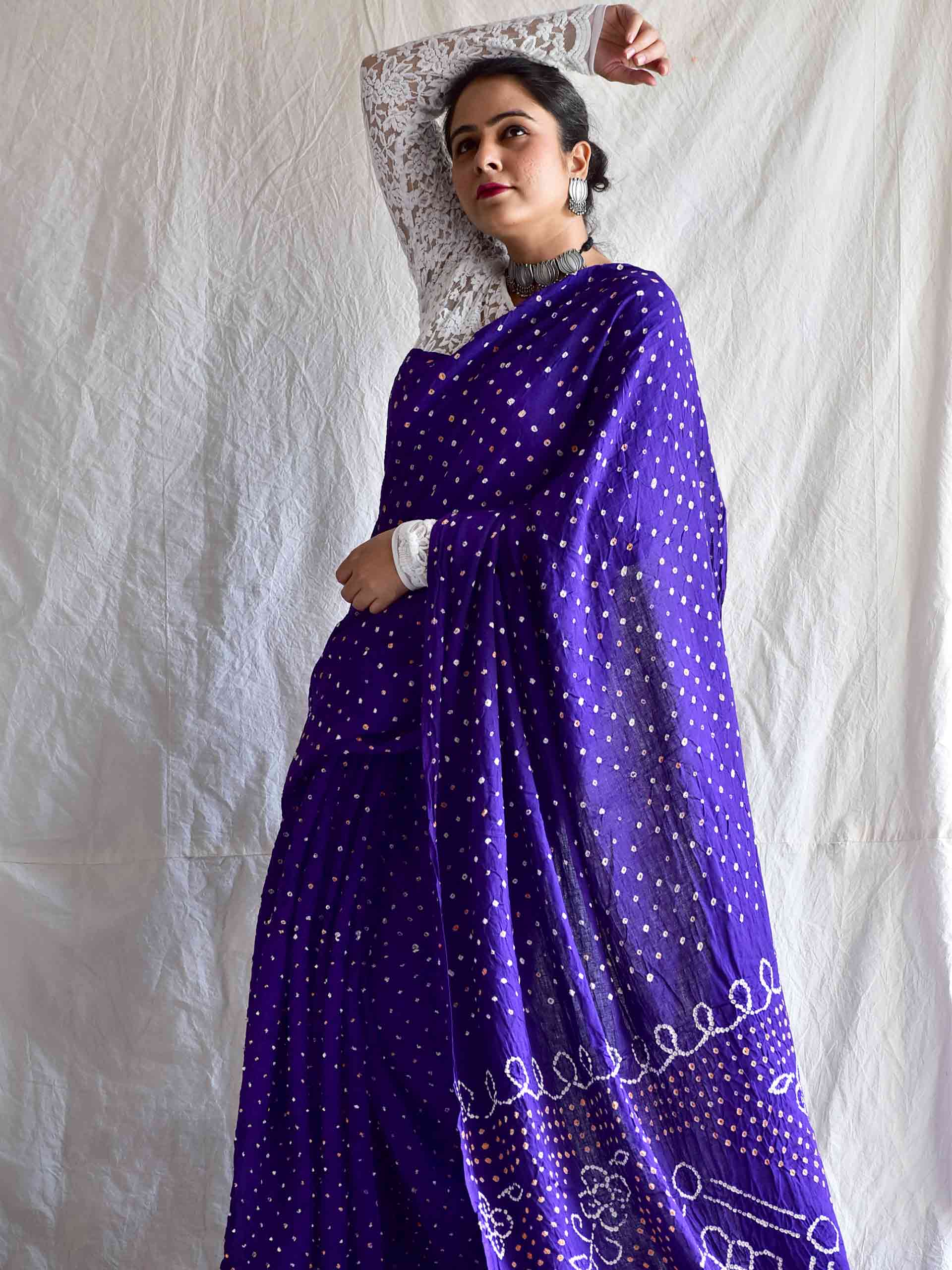 Banigani - Bandhej Saree