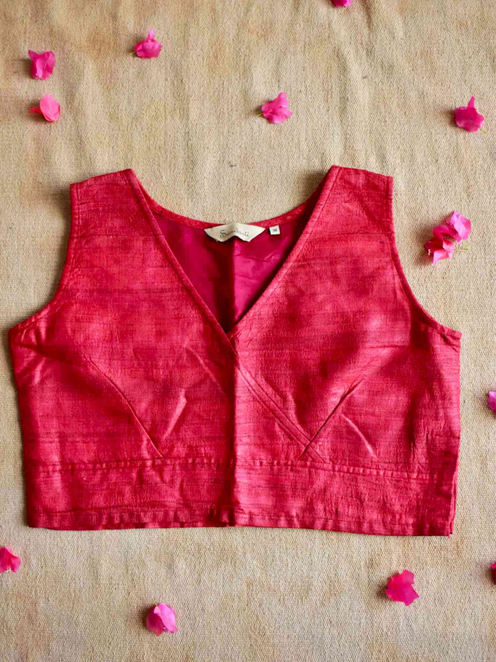 Gulaab Tussar Silk blouse