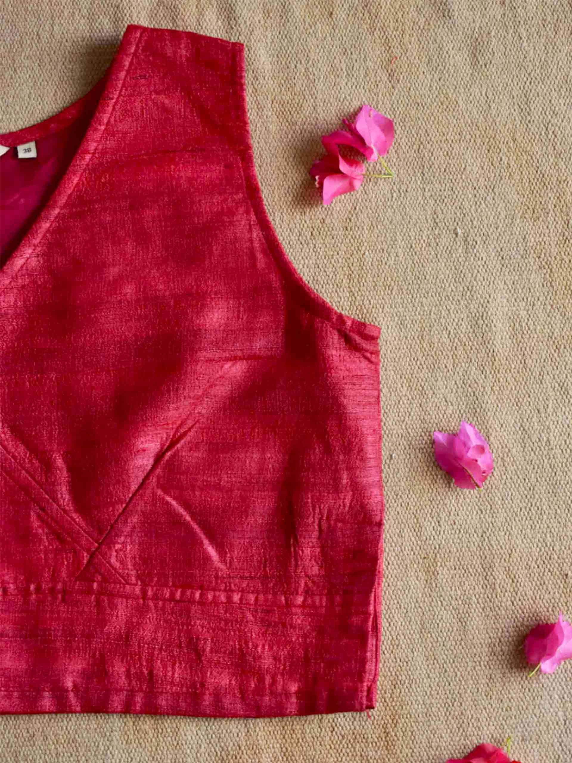 Gulaab Tussar Silk blouse