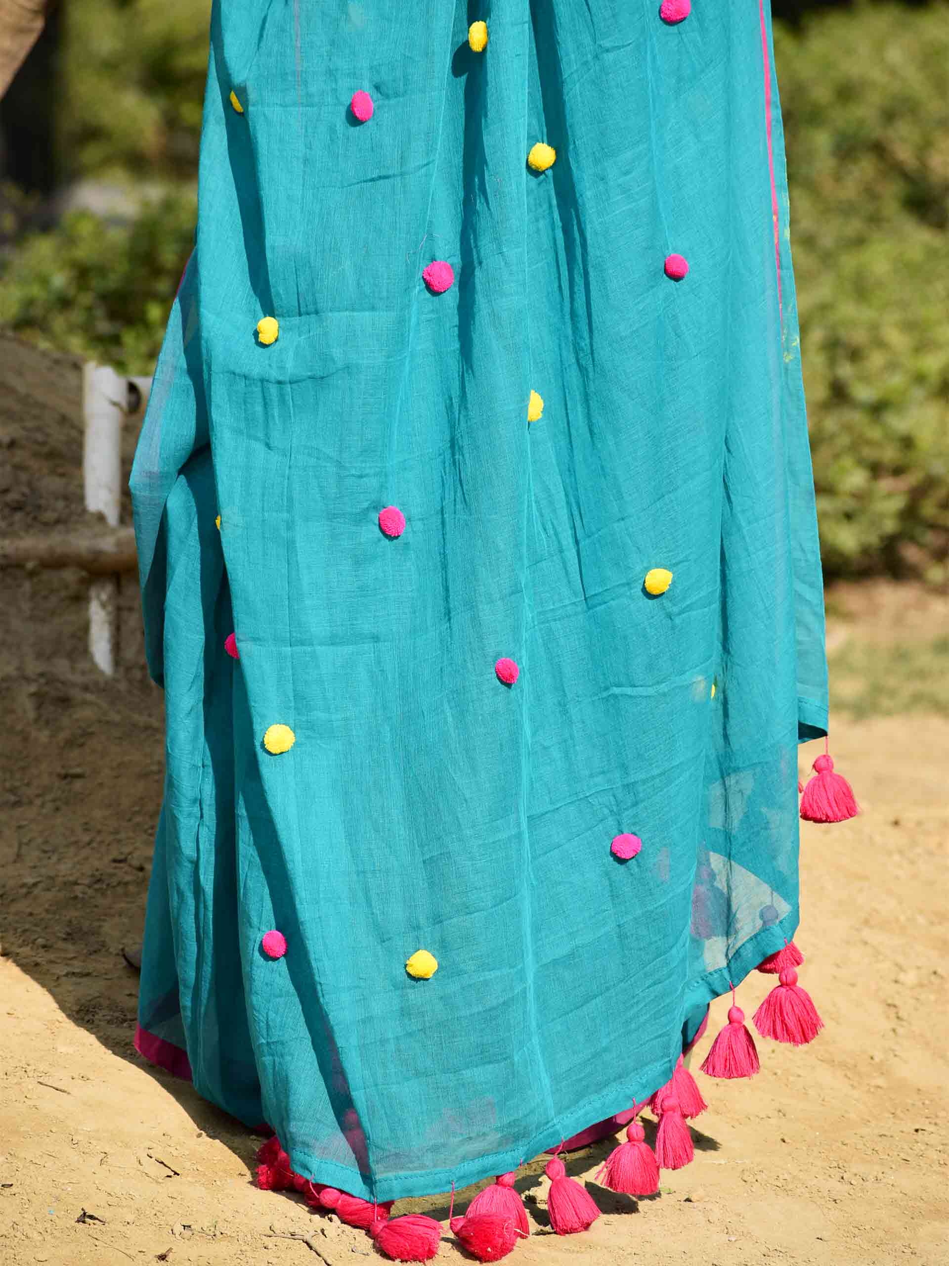 Gulal - mul cotton saree