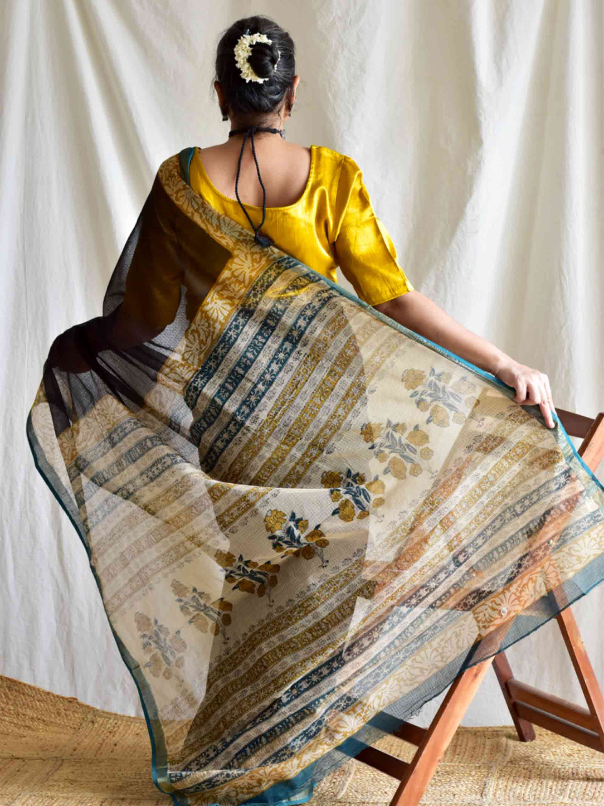 Heeriye - Dabu Kota Doria Saree