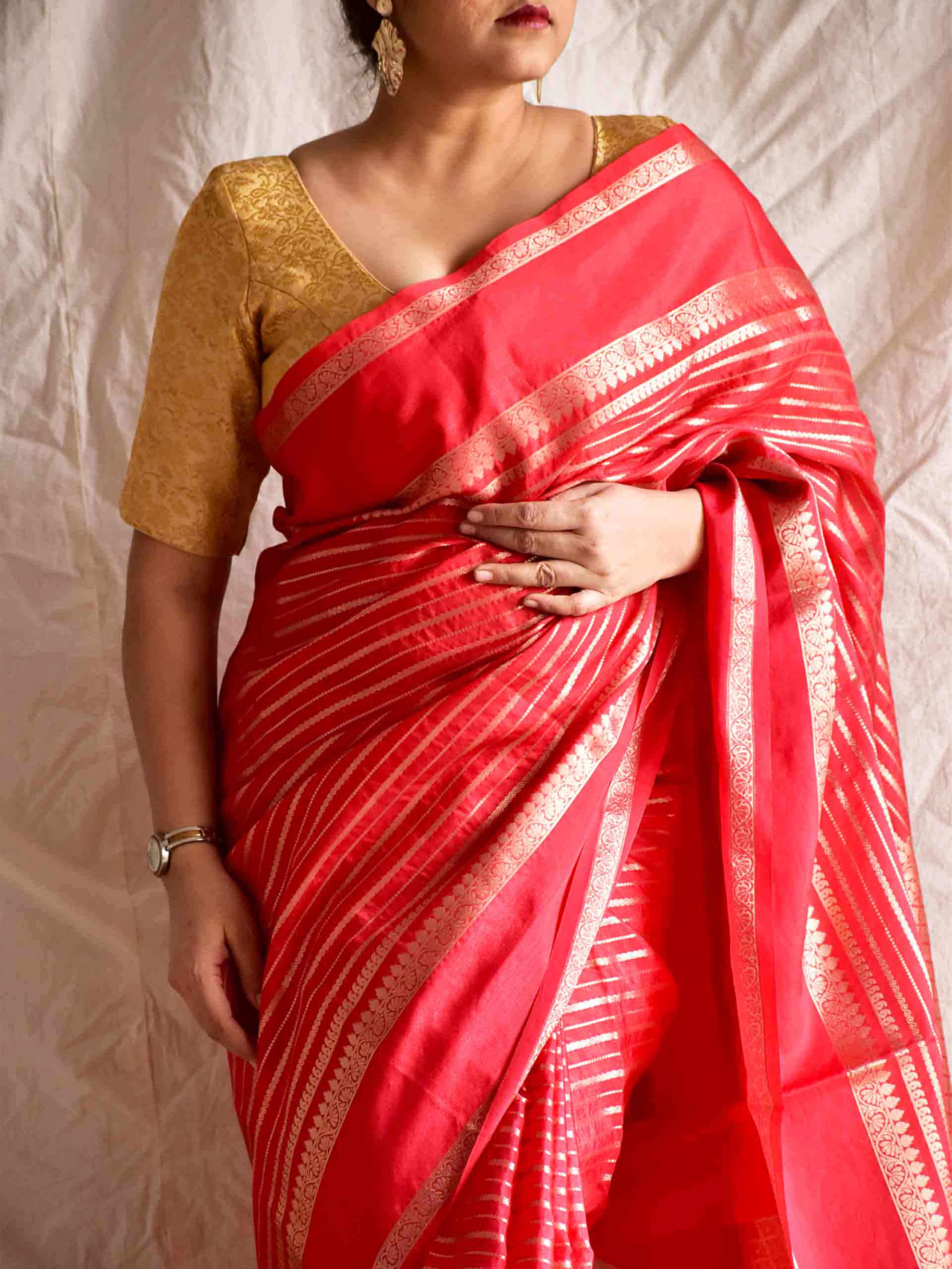 Laali - Chanderi Art Silk saree