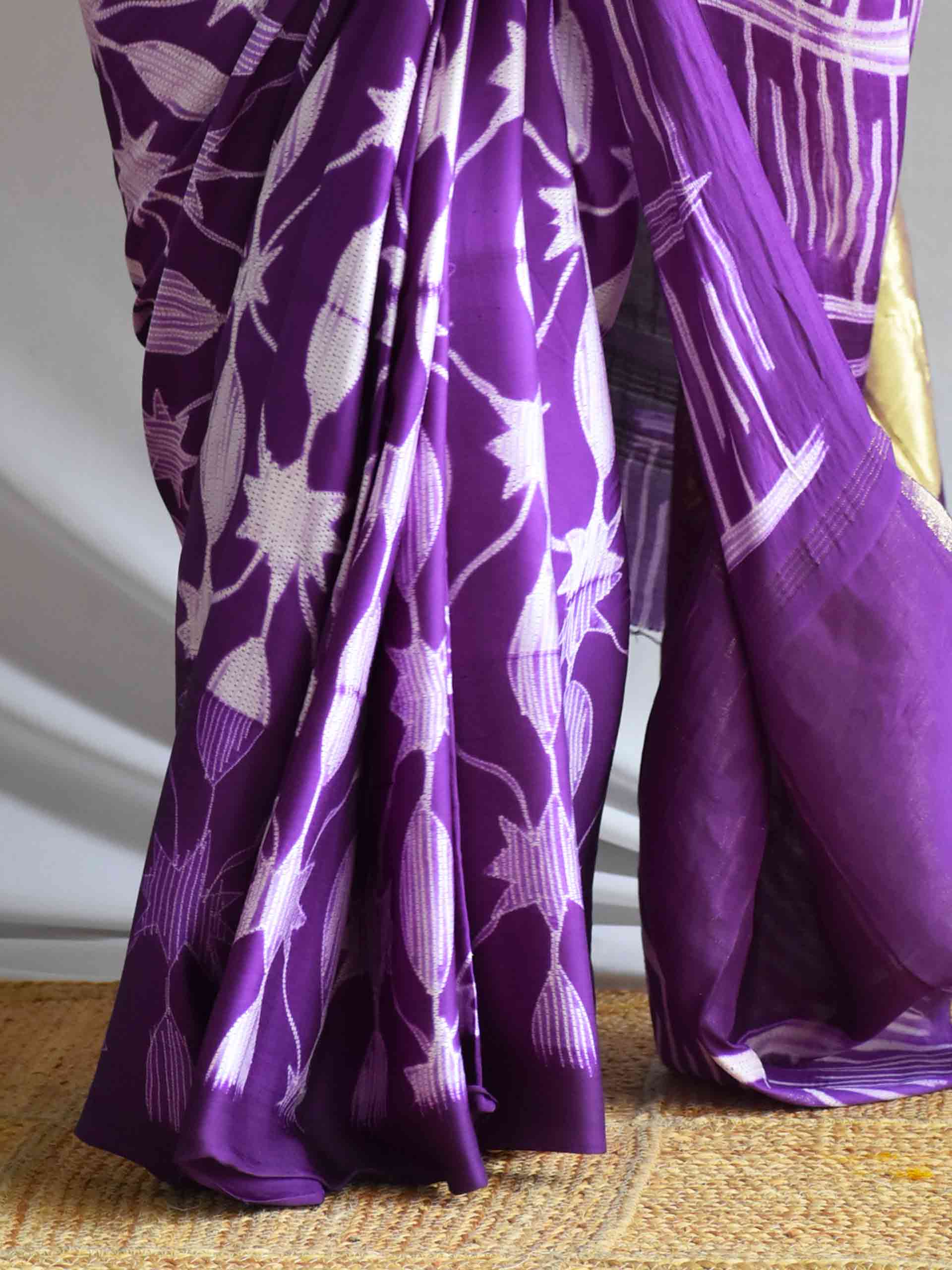 Your highness - Shibori Modal silk saree