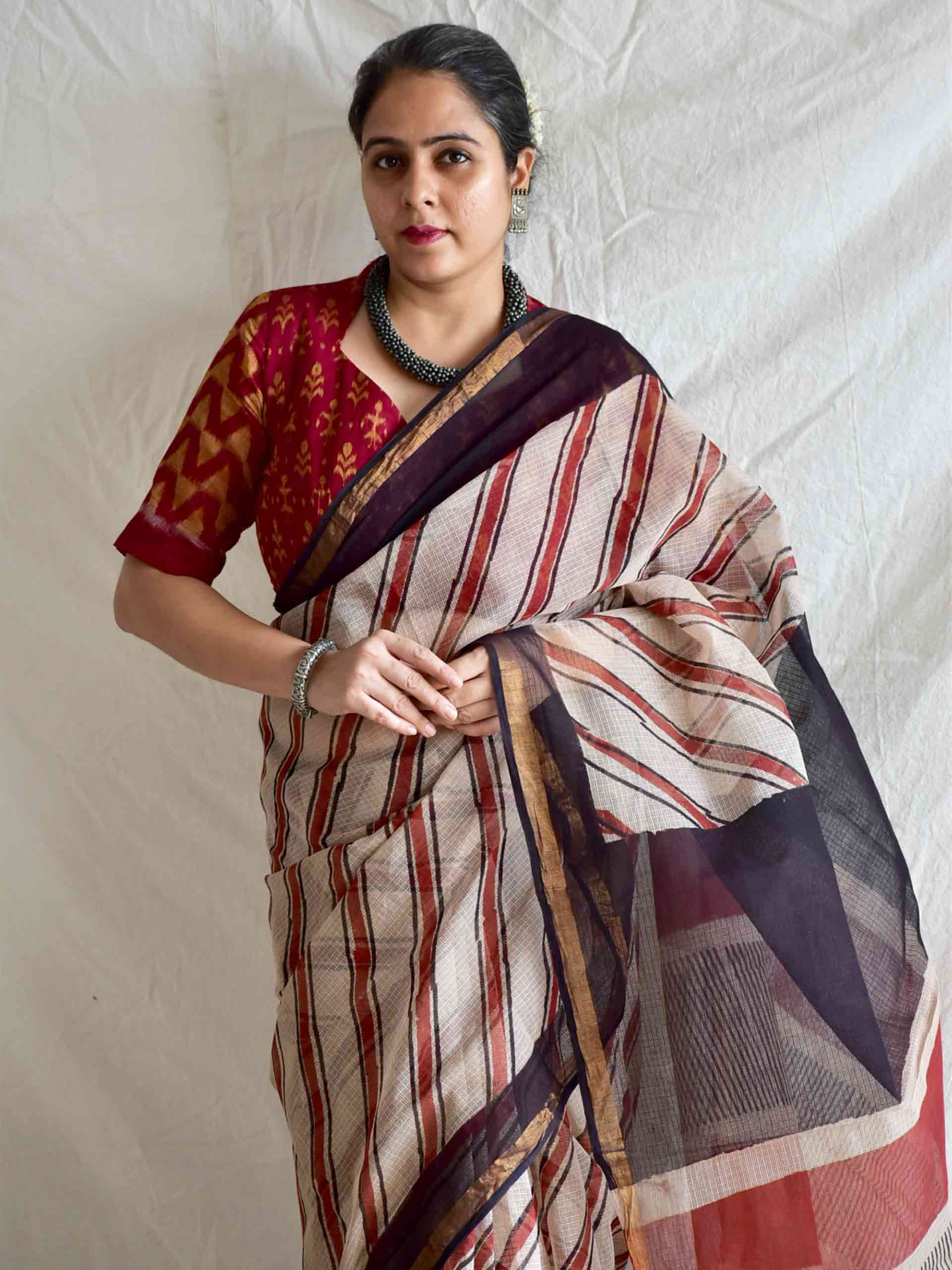 Rekha - Dabu Kota Doria Saree