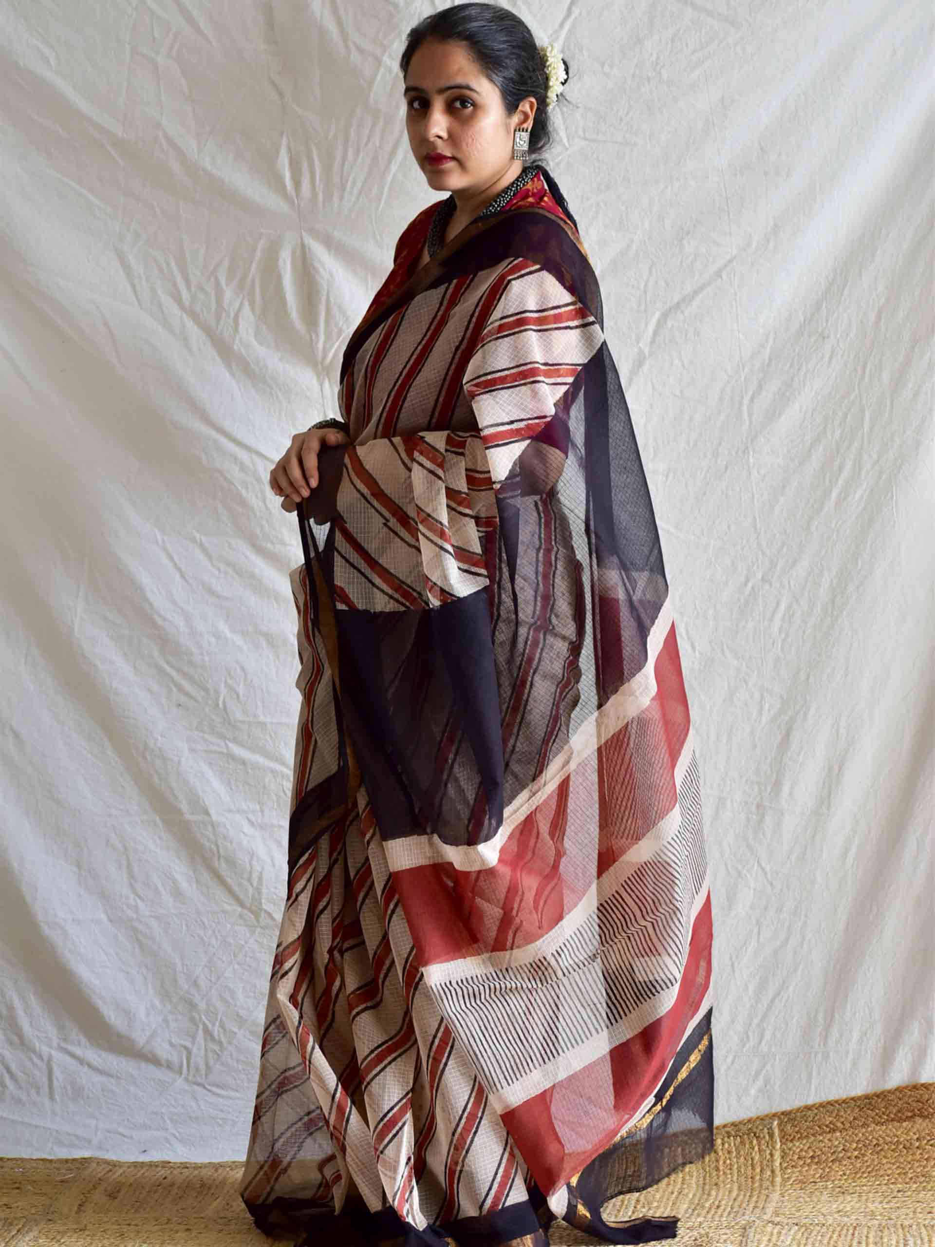 Rekha - Dabu Kota Doria Saree