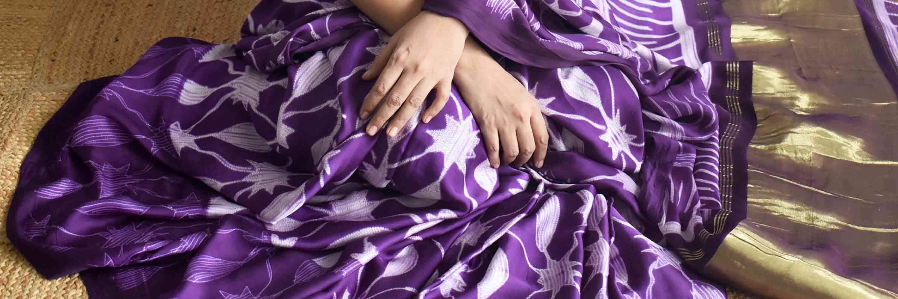 Your highness - Shibori Modal silk saree