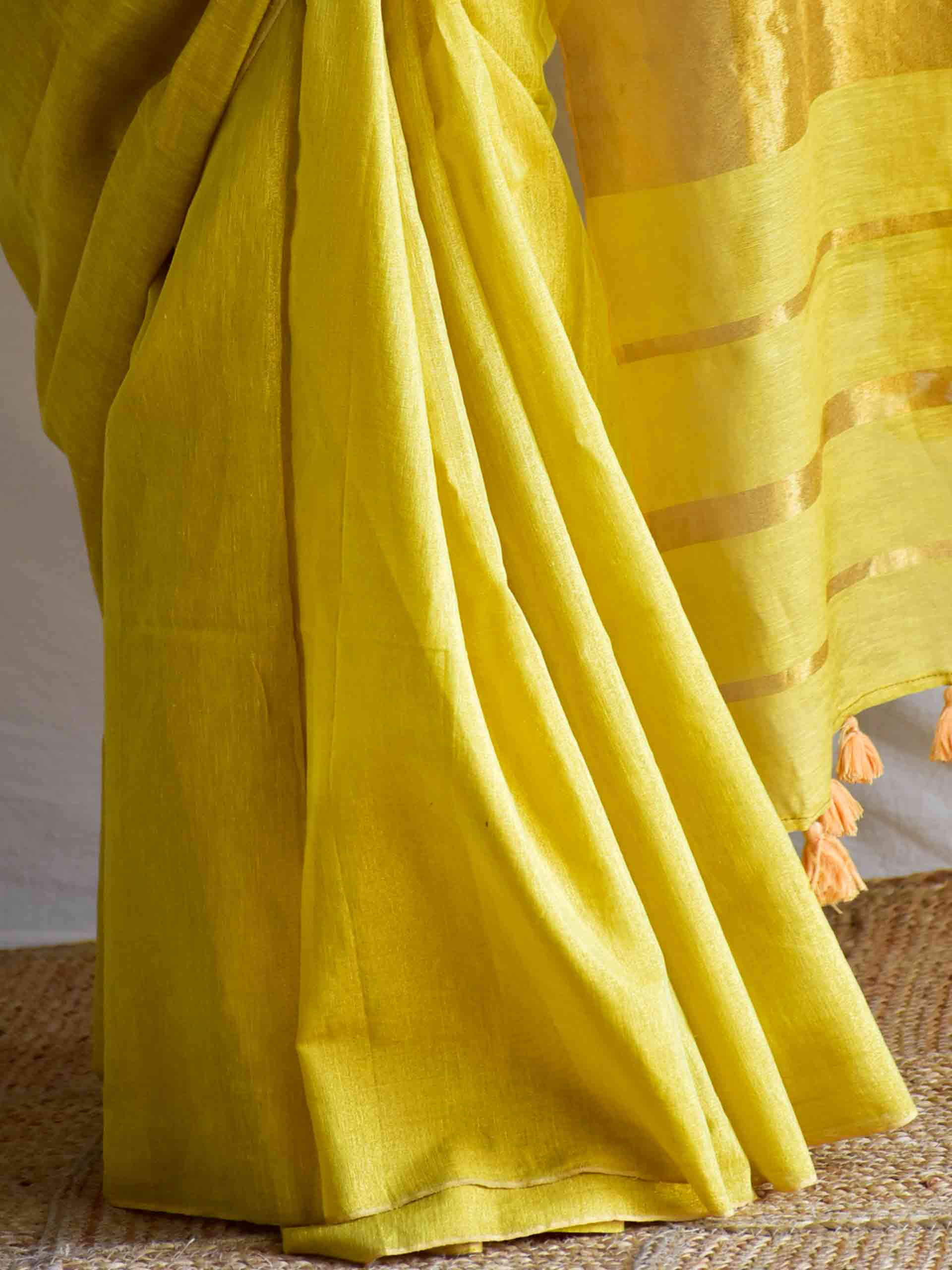 Marina - Linen Tissue Saree
