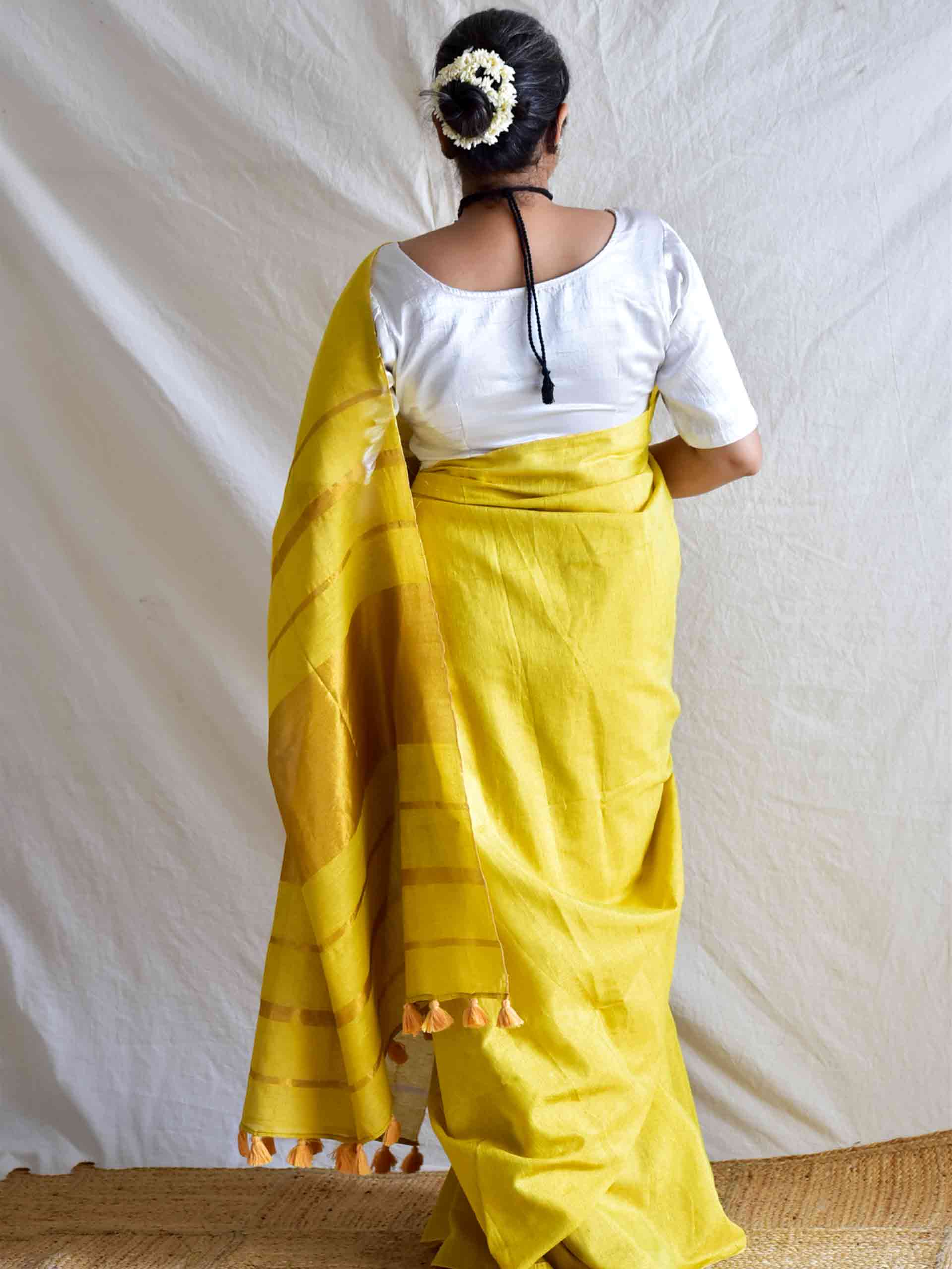 Marina - Linen Tissue Saree