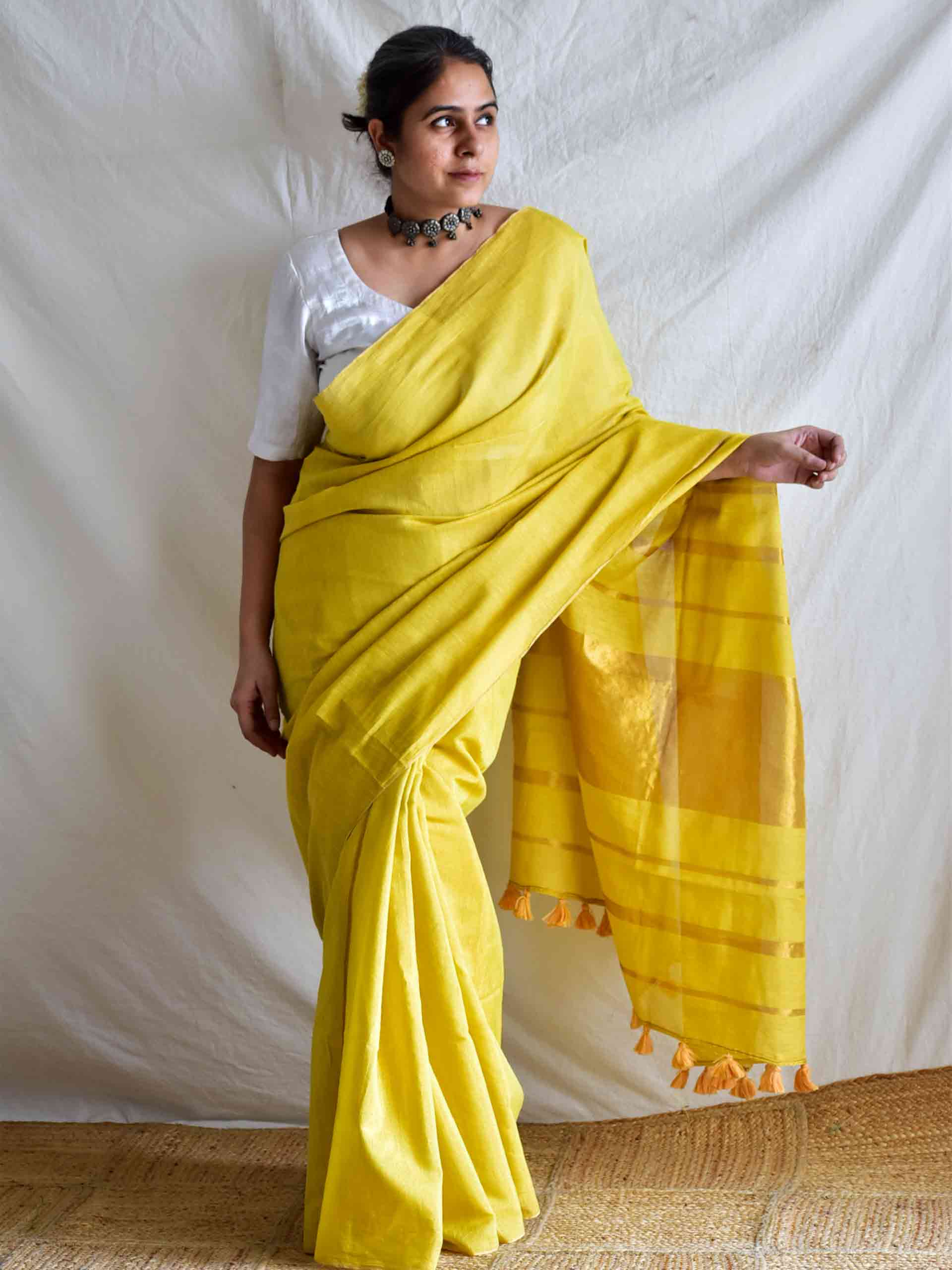 Marina - Linen Tissue Saree